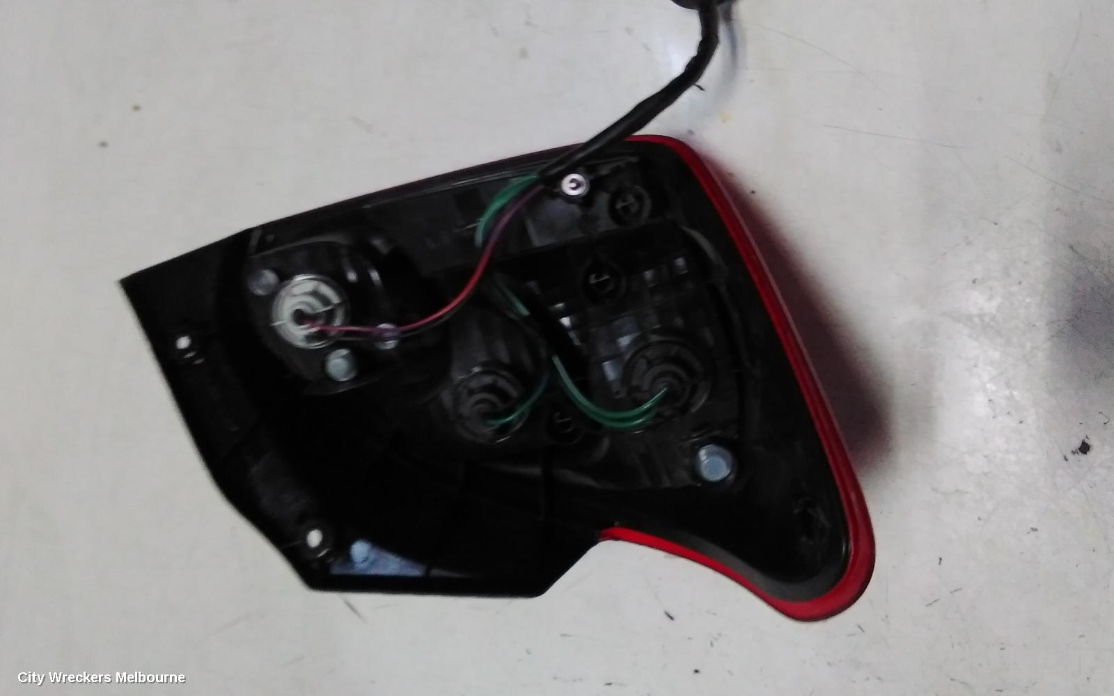 MITSUBISHI MIRAGE RIGHT TAILLIGHT, LA-LB, HALOGEN TYPE, HATCH, 12/2012 - 12/2024