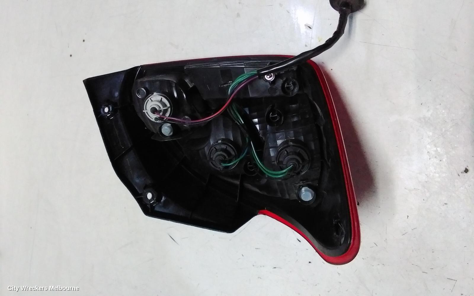 MITSUBISHI MIRAGE RIGHT TAILLIGHT, LA-LB, HALOGEN TYPE, HATCH, 12/2012 - 12/2024