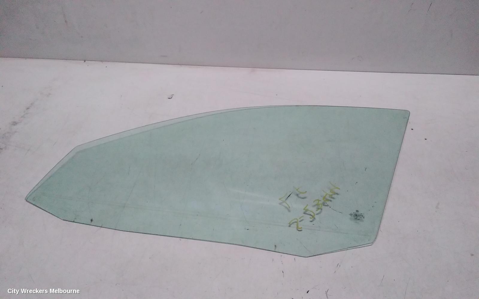 VOLKSWAGEN GOLF LEFT FRONT DOOR WINDOW, 5DR HATCH 09/1998 - 04/2004