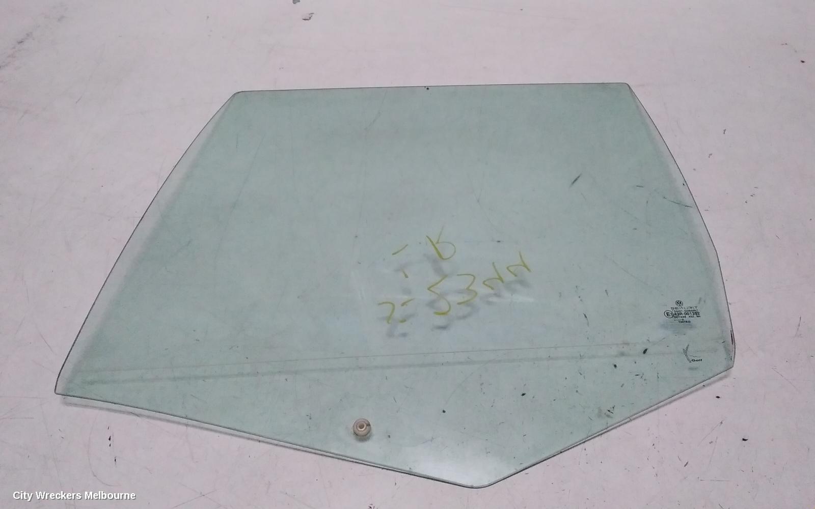 VOLKSWAGEN GOLF LEFT REAR DOOR WINDOW, 5DR HATCH 09/1998 - 04/2004