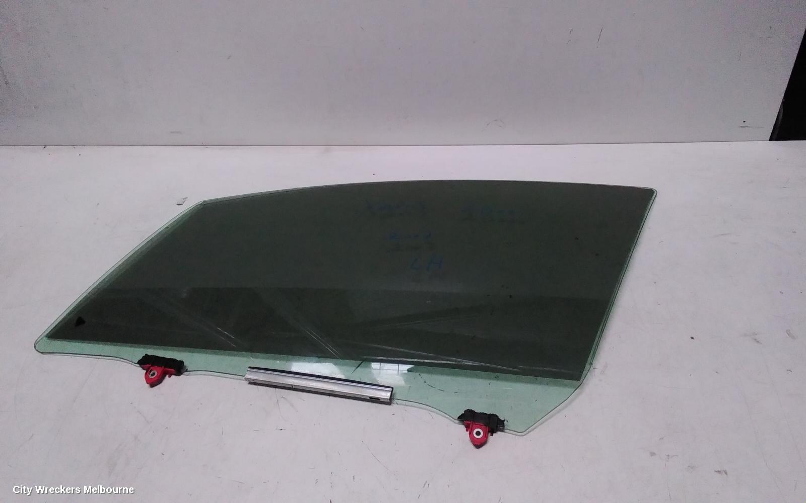 TOYOTA YARIS LEFT FRONT DOOR WINDOW, NCP9#, 5DR HATCH, 10/2005 - 07/2011