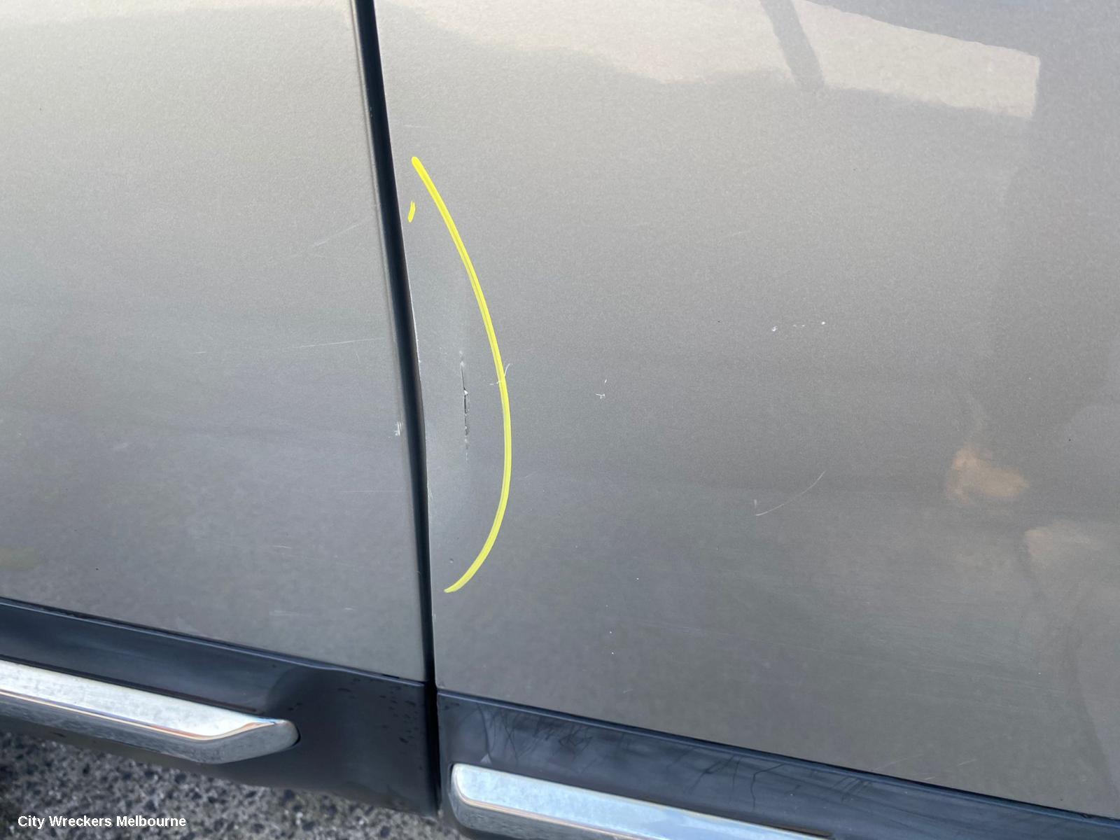 NISSAN DUALIS LEFT FRONT DOOR, J10, 5 SEATER TYPE, 10/2007 - 05/2014