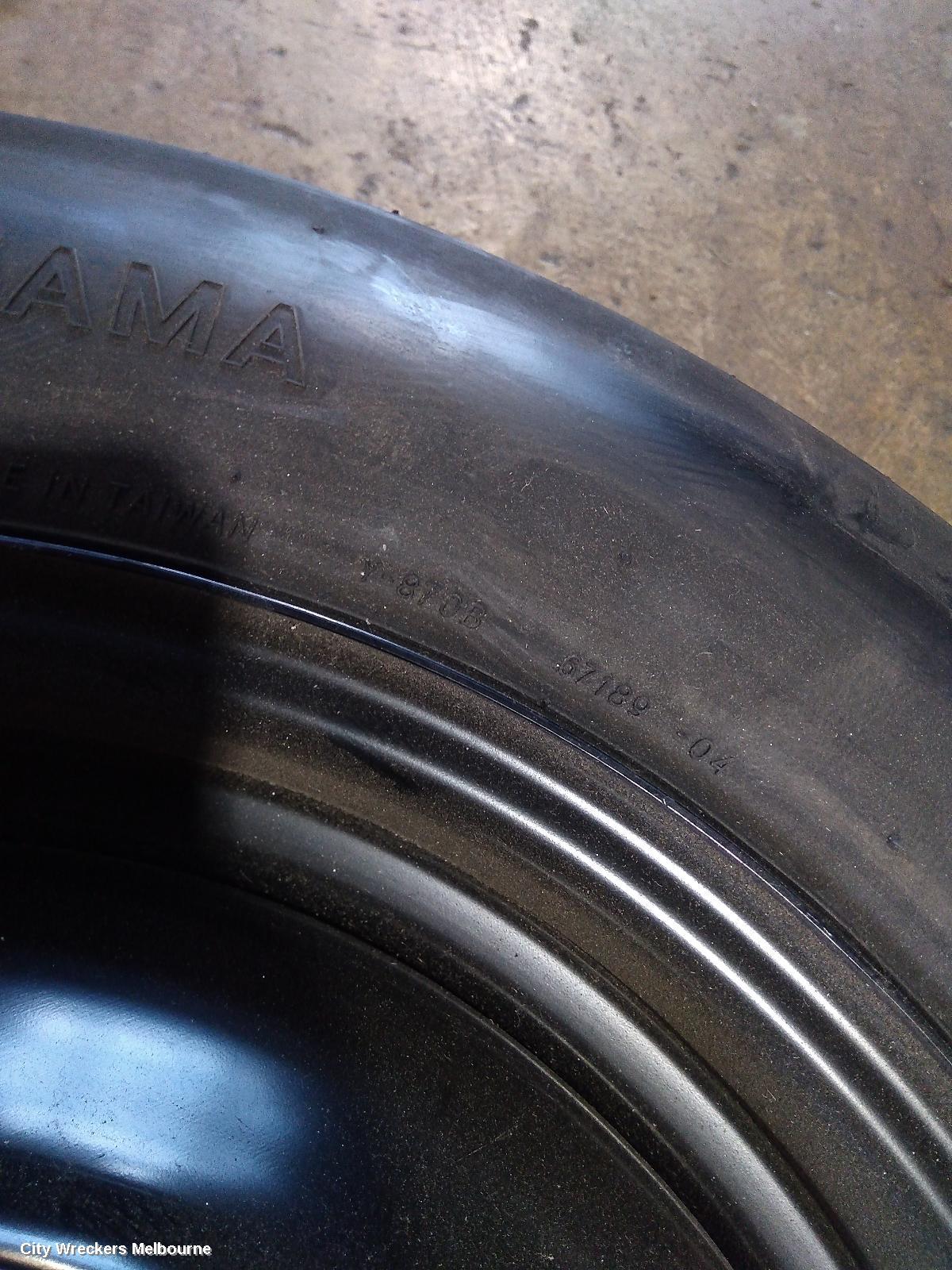 TOYOTA C-HR WHEEL STANDARD/STEEL, SPACE SAVER SPARE STEEL, GEN 1, 12/2016 - 09/2023