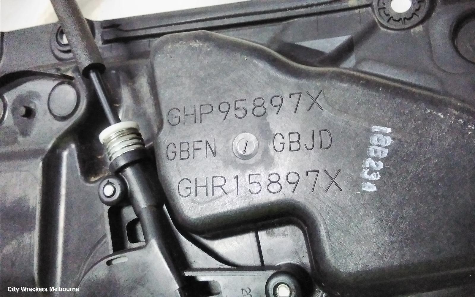 MAZDA 6 RIGHT FRONT WINDOW REG/MOTOR, GL, DOOR REG ASSY (REG AND MOTOR), 07/2016 - 12/2024