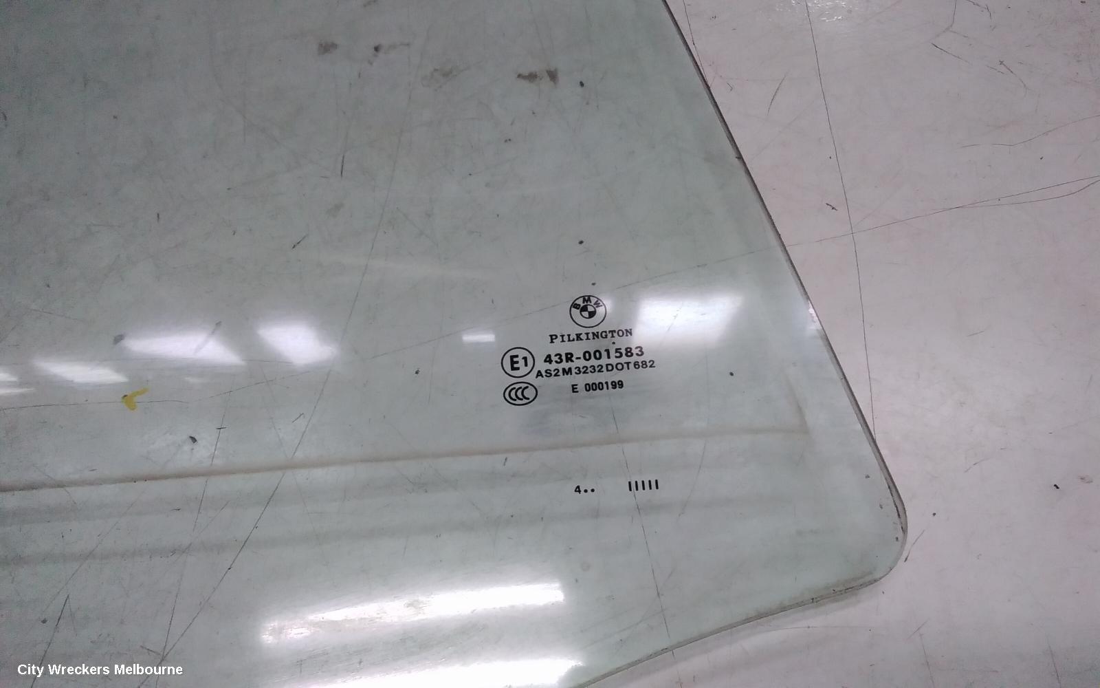 BMW 1 SERIES RIGHT REAR DOOR WINDOW, E87, HATCH, 10/2004 - 12/2011