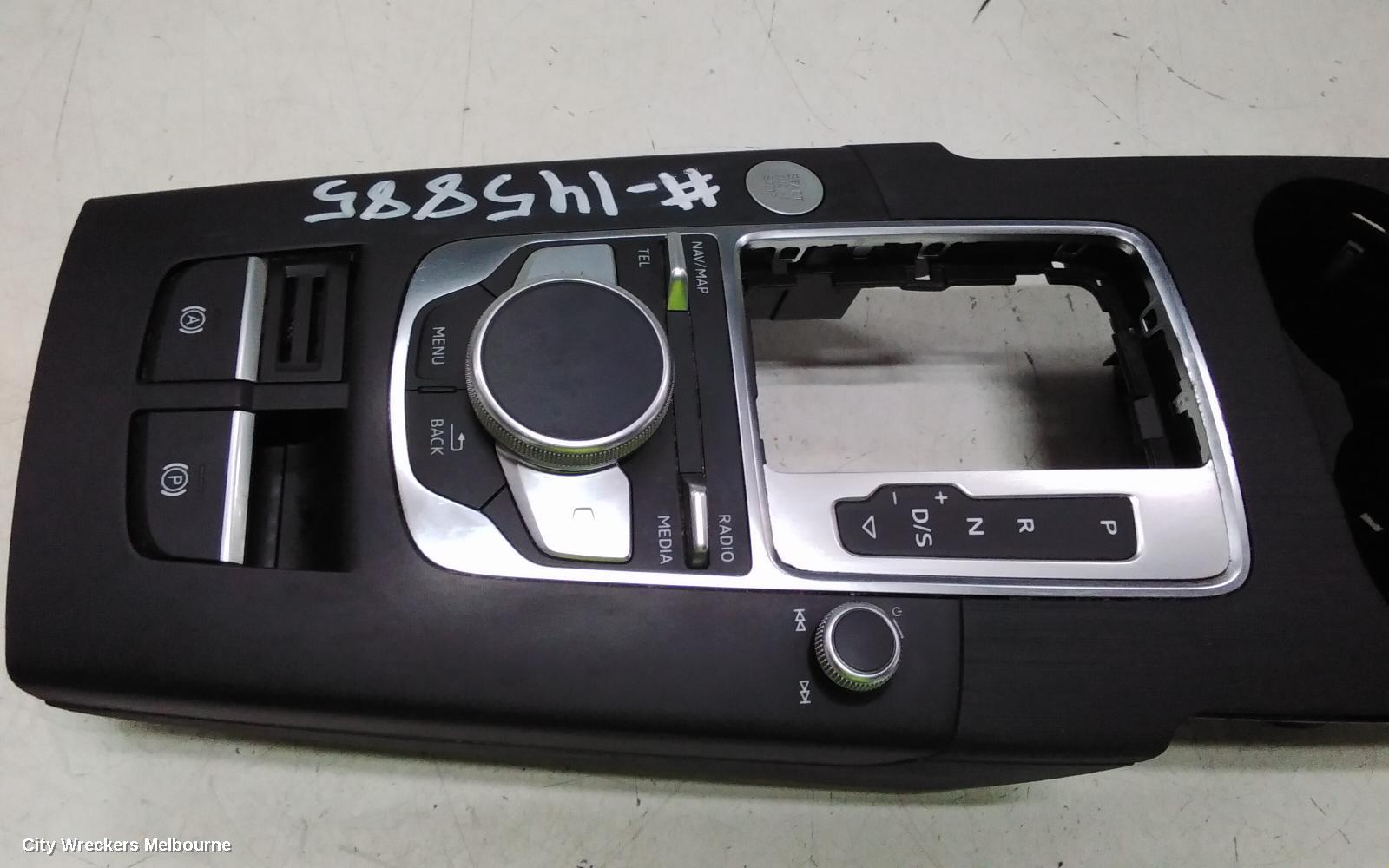 AUDI A3 RADIO/CD/DVD/SAT/TV, MMI CONTROLS, W/ MIB HIGH, W/ START BUTTON TYPE, 8V, 03/2013 - 10/2020