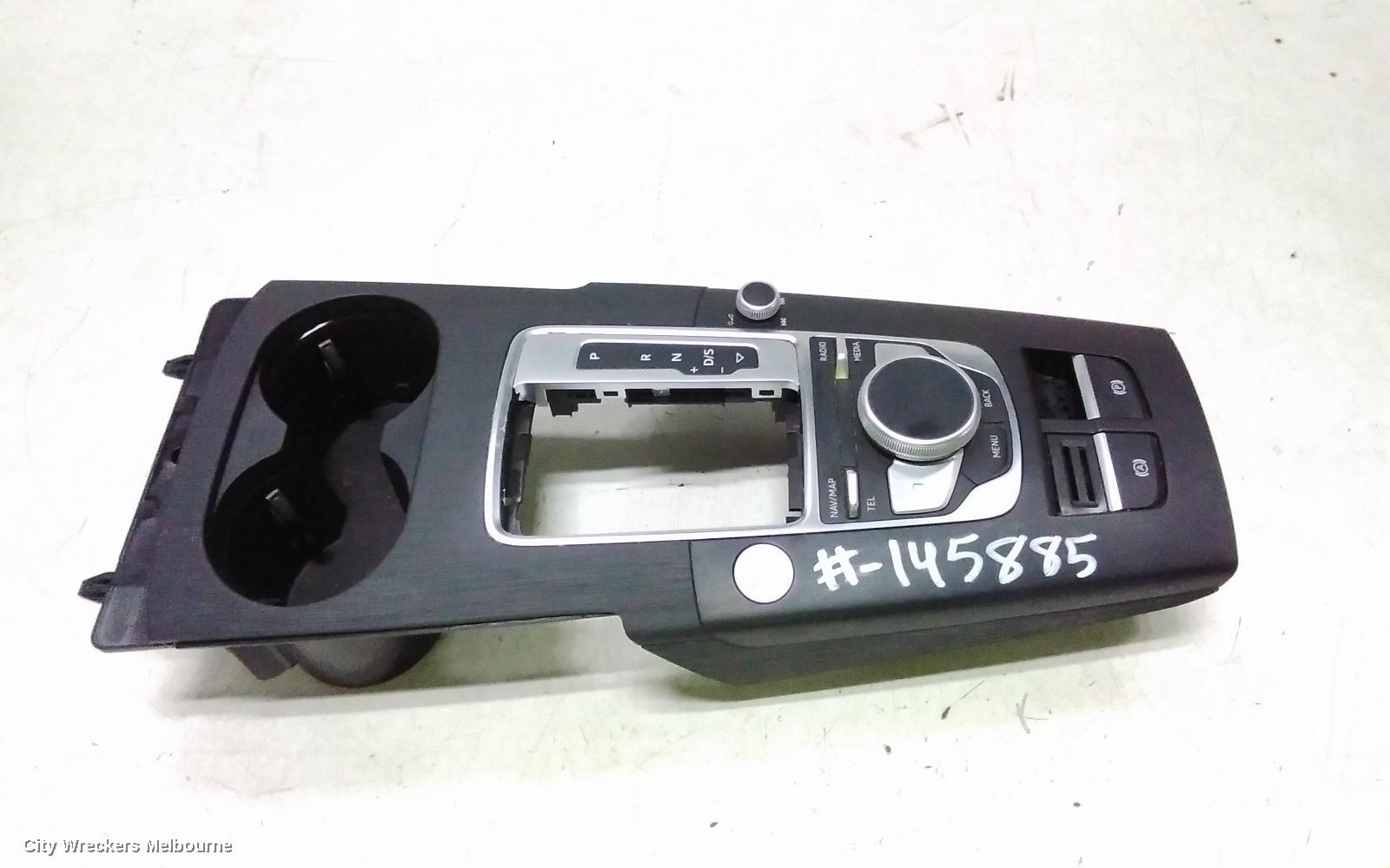 AUDI A3 RADIO/CD/DVD/SAT/TV, MMI CONTROLS, W/ MIB HIGH, W/ START BUTTON TYPE, 8V, 03/2013 - 10/2020