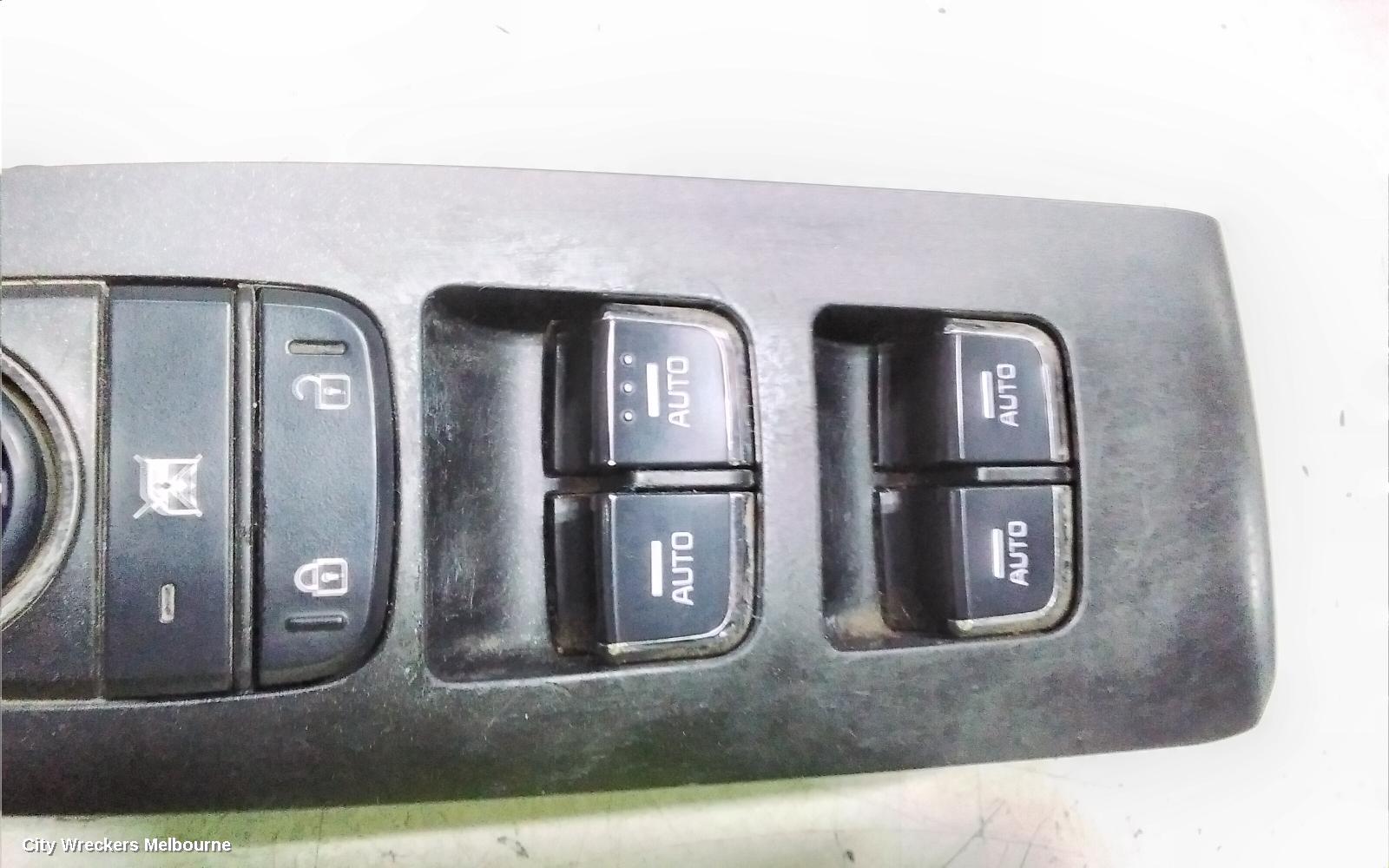 KIA CARNIVAL/GRAND CARNIVAL PWR DR WIND SWITCH, RH FRONT (MASTER SWITCH), W/ AUTO FOLD MIRROR SWITCH, AUTO TYPE (ALL WINDOWS), YP, 12/2014 - 10/2020