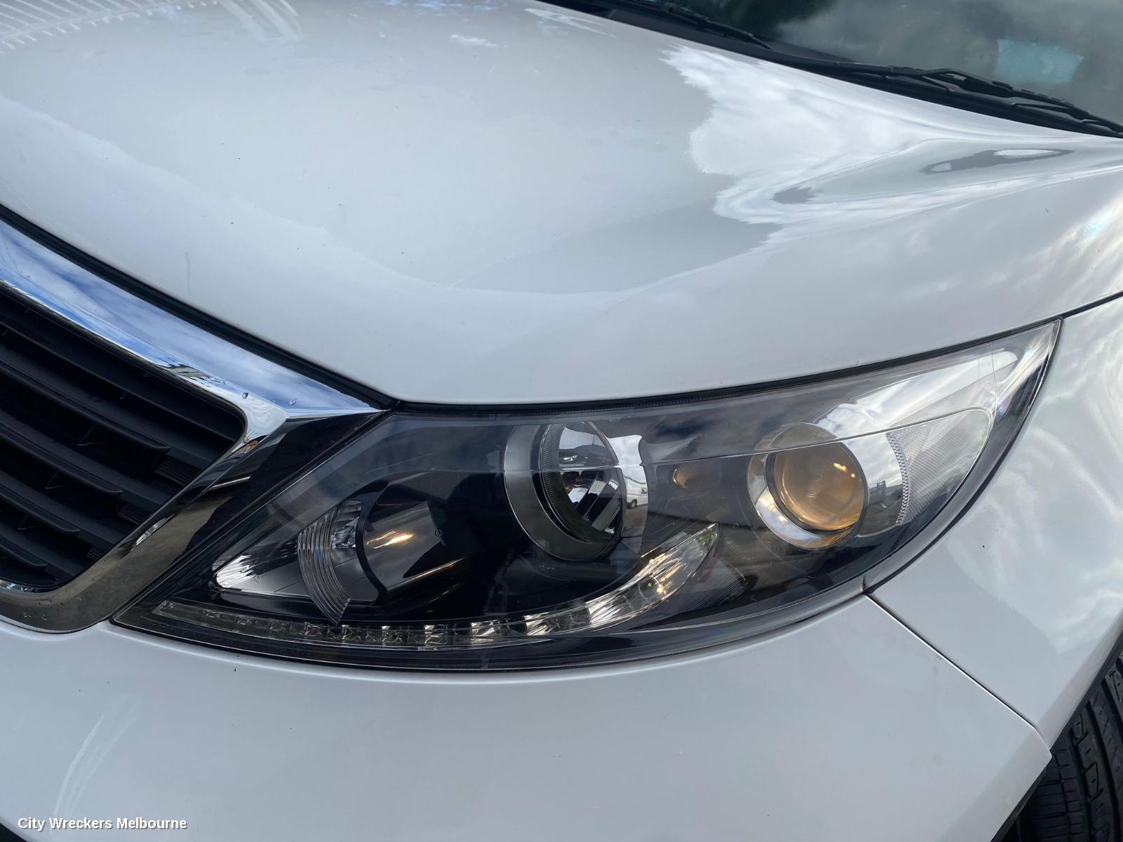 KIA SPORTAGE RIGHT TAILLIGHT, SL, BUMPER REFLECTOR, 05/2010 - 05/2013