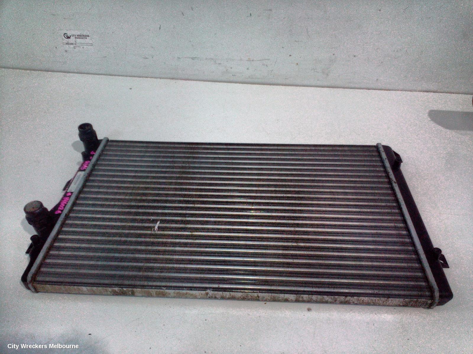 SKODA OCTAVIA RADIATOR, PRIMARY RADIATOR (CLOSEST TO ENGINE), PETROL, 1.4, TURBO, 1Z, CAXA CODE, 08/2010 - 10/2013