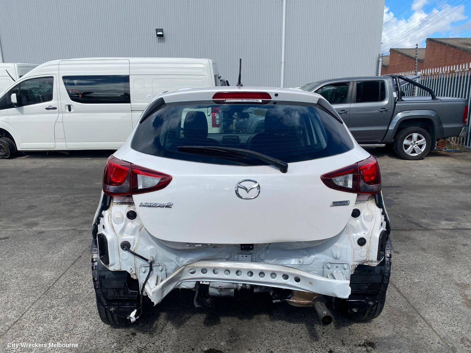 MAZDA 2 RIGHT TAILLIGHT, DJ, HATCH, HALOGEN TYPE, 09/2014 ONWARDS