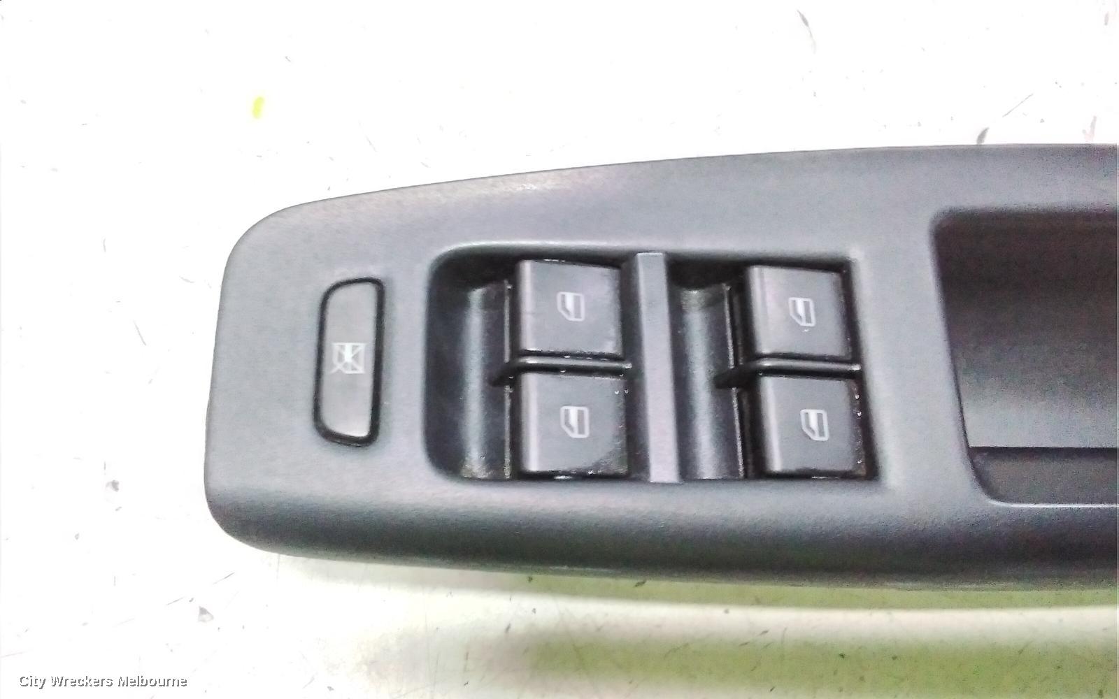 VOLKSWAGEN POLO PWR DR WIND SWITCH, RH FRONT (MASTERSWITCH), 5DR, 9N, 07/2002 - 04/2010