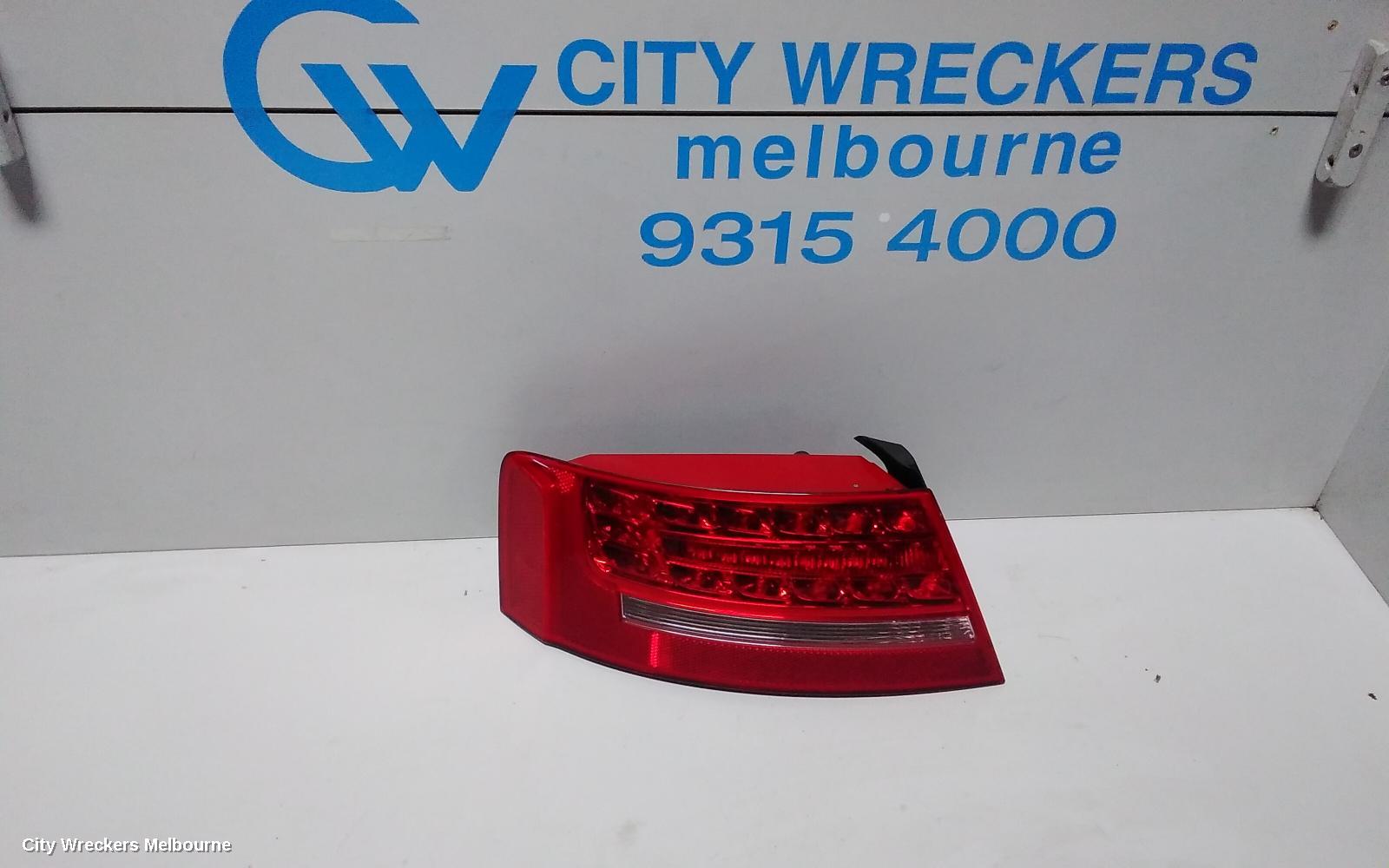 AUDI A5 LEFT TAILLIGHT, A5/RS5/S5, 8F/8T, COUPE/CABRIO, LED TYPE, 08/2009 - 11/2011