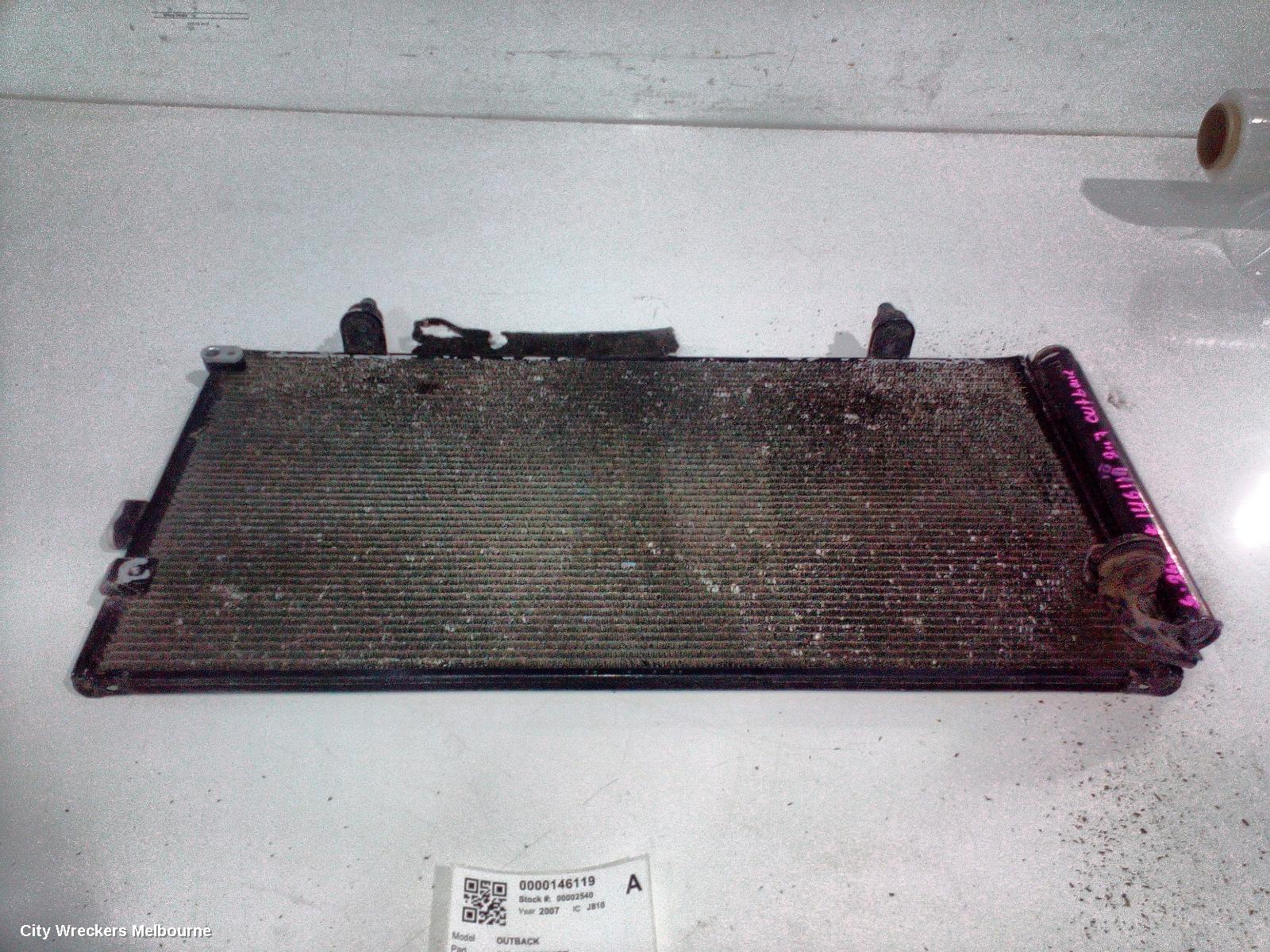 SUBARU OUTBACK A/C CONDENSER, 4TH GEN 07/2003 - 08/2009