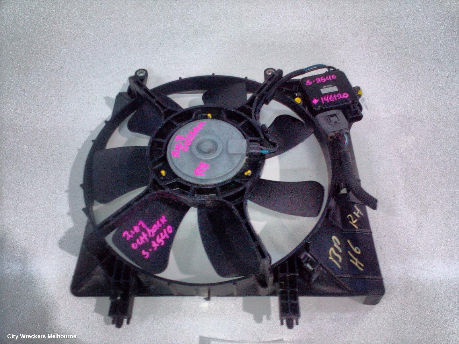 SUBARU OUTBACK FAN, A/C FAN (RH - DRIVERS SIDE), 3.0, EZ30, 4TH GEN, 7 BLADES, 07/2003 - 08/2009