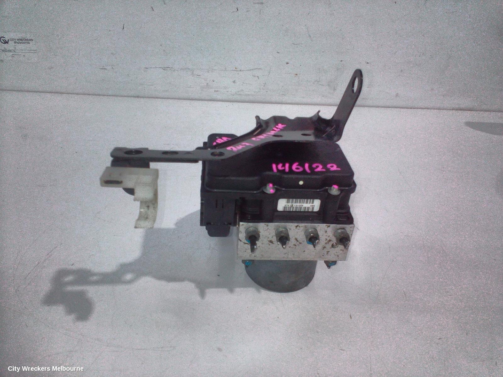 SUBARU OUTBACK ABS PUMP/MODULATOR, 4TH GEN, P/N 27534AG000, NON VDC TYPE, 07/2003 - 08/2009