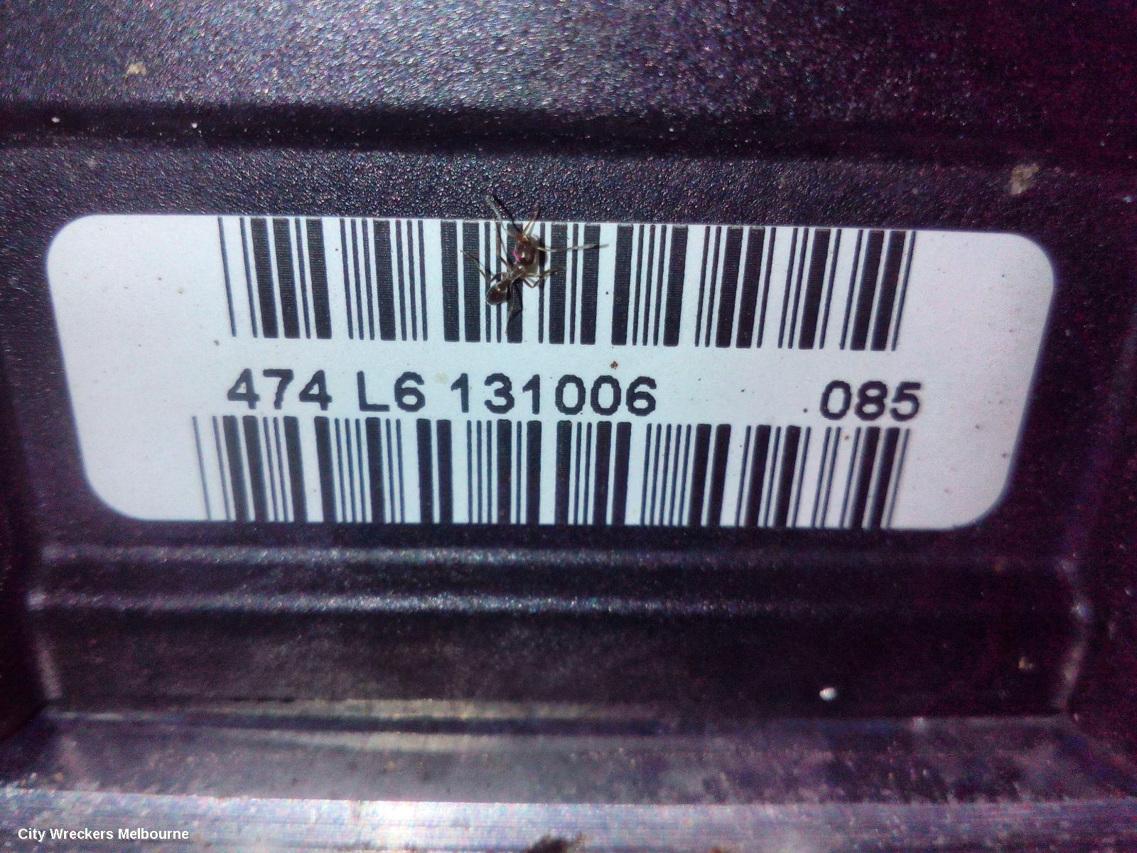 SUBARU OUTBACK ABS PUMP/MODULATOR, 4TH GEN, P/N 27534AG000, NON VDC TYPE, 07/2003 - 08/2009