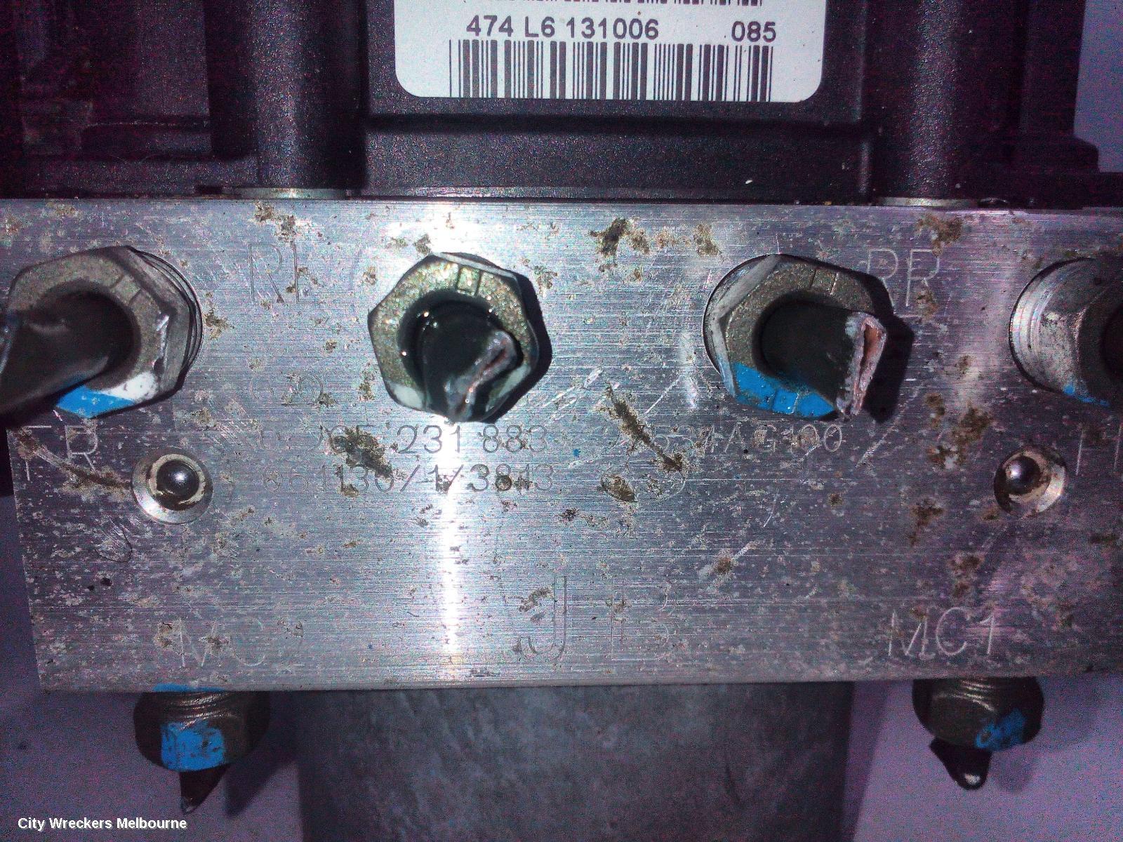 SUBARU OUTBACK ABS PUMP/MODULATOR, 4TH GEN, P/N 27534AG000, NON VDC TYPE, 07/2003 - 08/2009