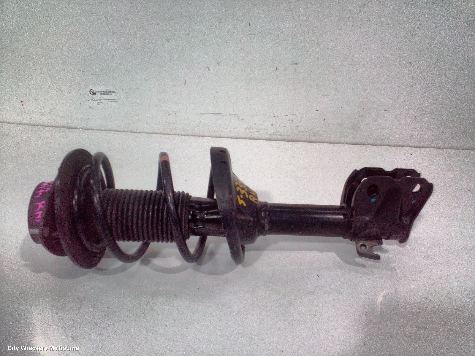SUBARU LIBERTY RIGHT FRONT STRUT, 5TH GEN, BLACK, STANDARD TYPE, 07/2009 - 08/2012