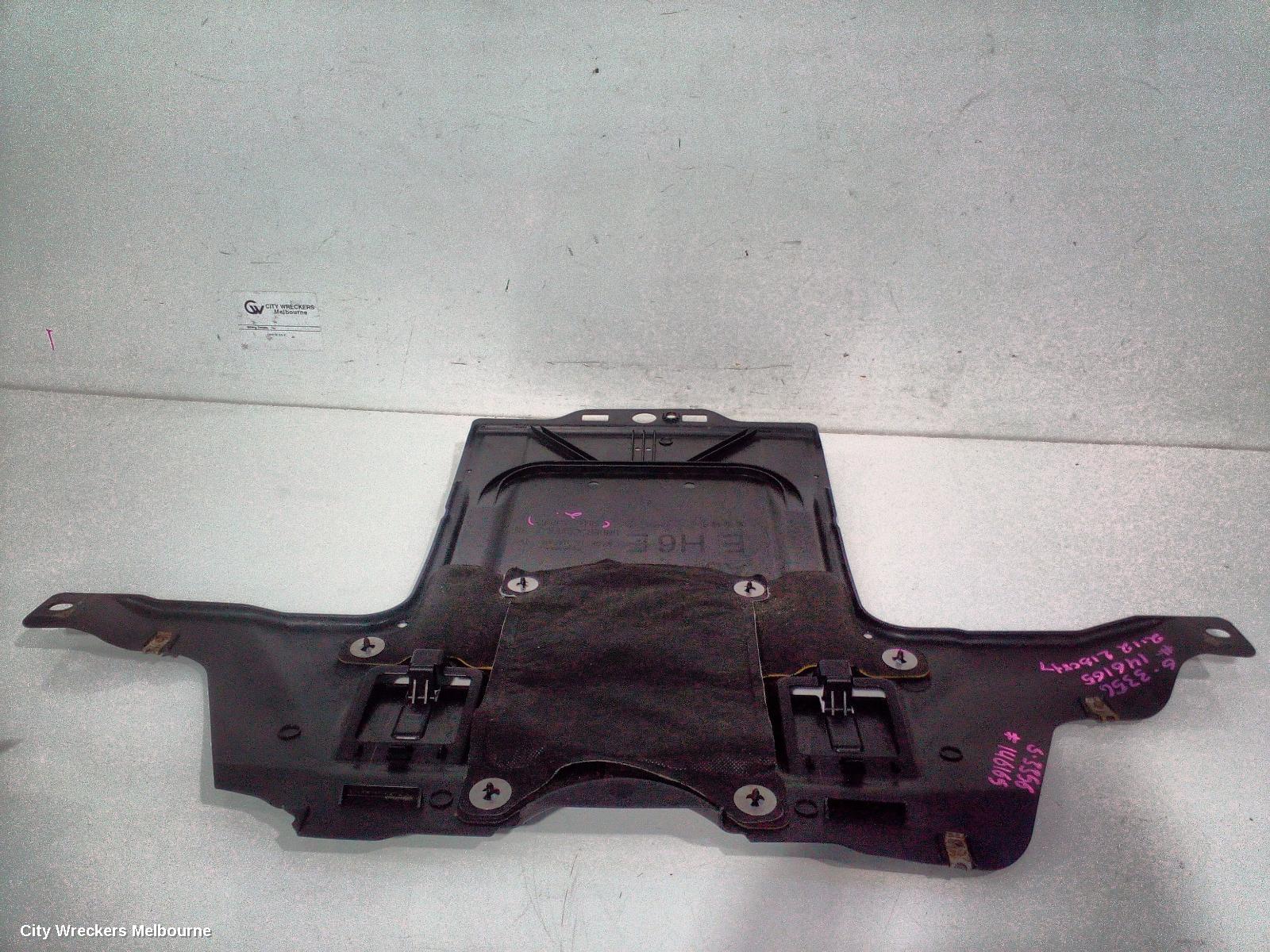 SUBARU LIBERTY, 5TH GEN 09/2009 - 11/2014, LOWER ENGINE SPLASH TRAY : 146165