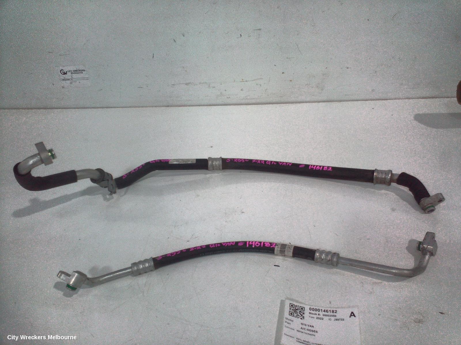 LDV G10 A/C HOSES, SV7C, DIESEL, 2.0 TURBO, EVAPORATOR TO COMPRESSOR, VAN, 07/2021 ONWARDS