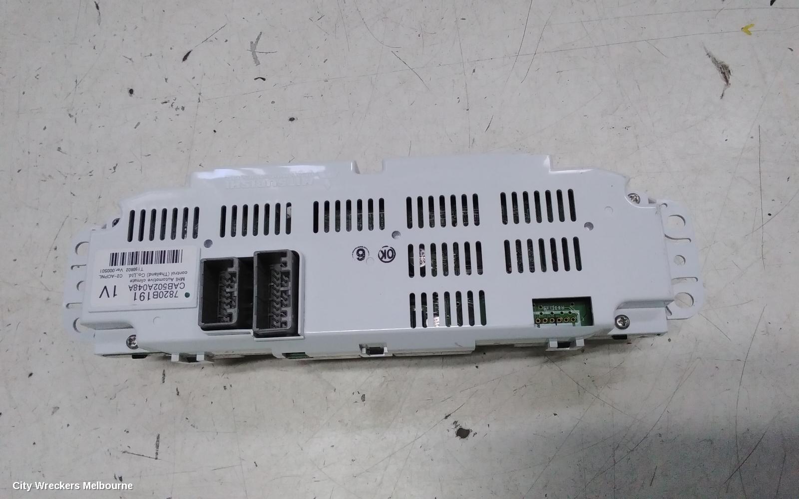 MITSUBISHI ASX HEATER/AC CONTROLS, W/ CLIMATE CONTROL TYPE, XB-XD, 08/2013 - 12/2024