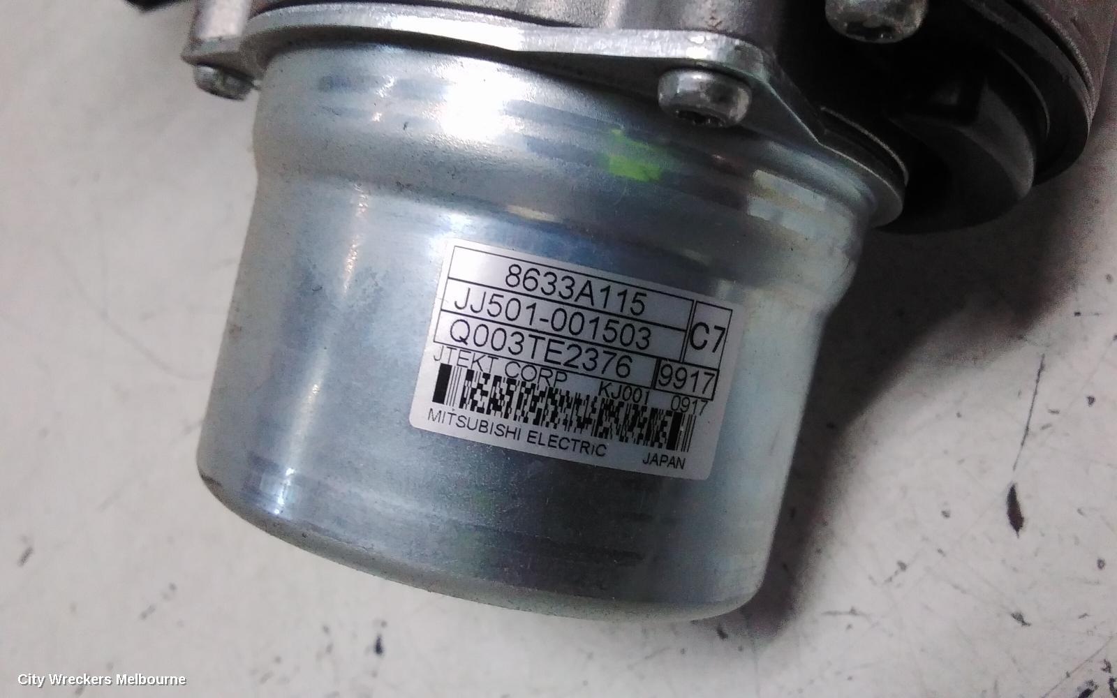 MITSUBISHI ASX STEERING COLUMN, XB-XD, KEY TYPE, 04/2014 - 12/2024