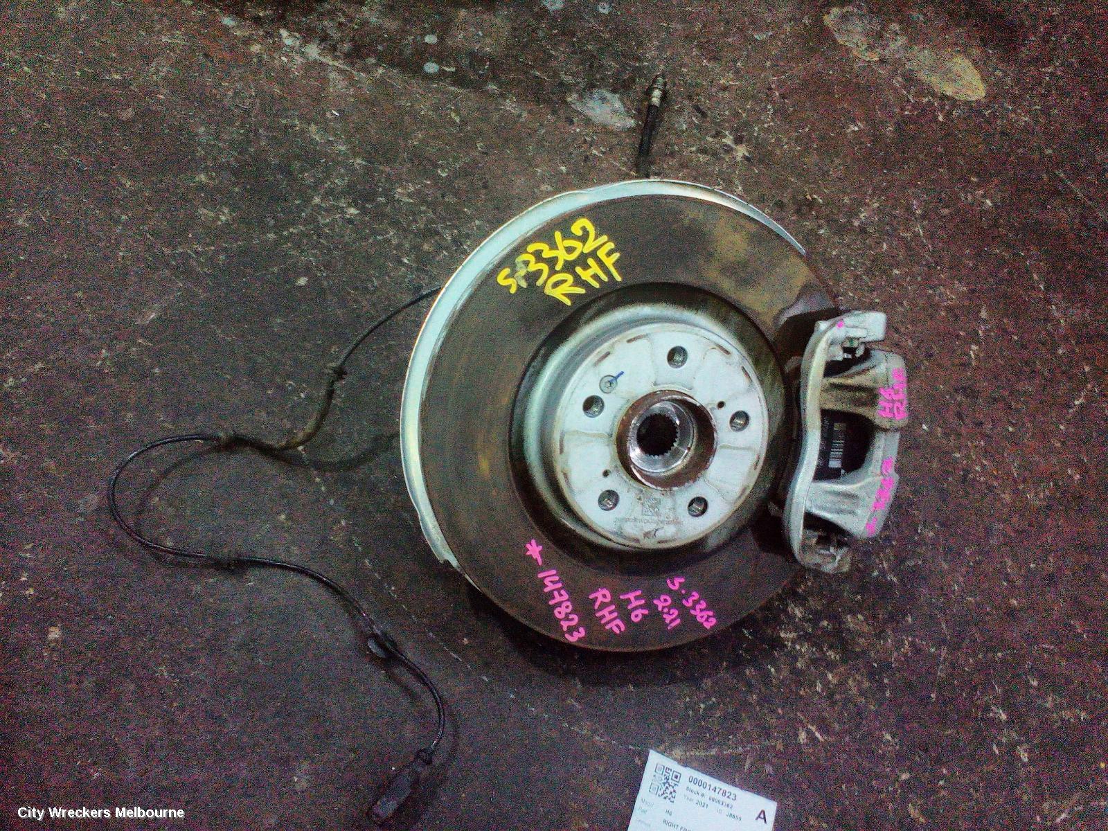 HAVAL H6 RIGHT FRONT HUB ASSEMBLY, B01, AWD/2WD, 02/2021 ONWARDS