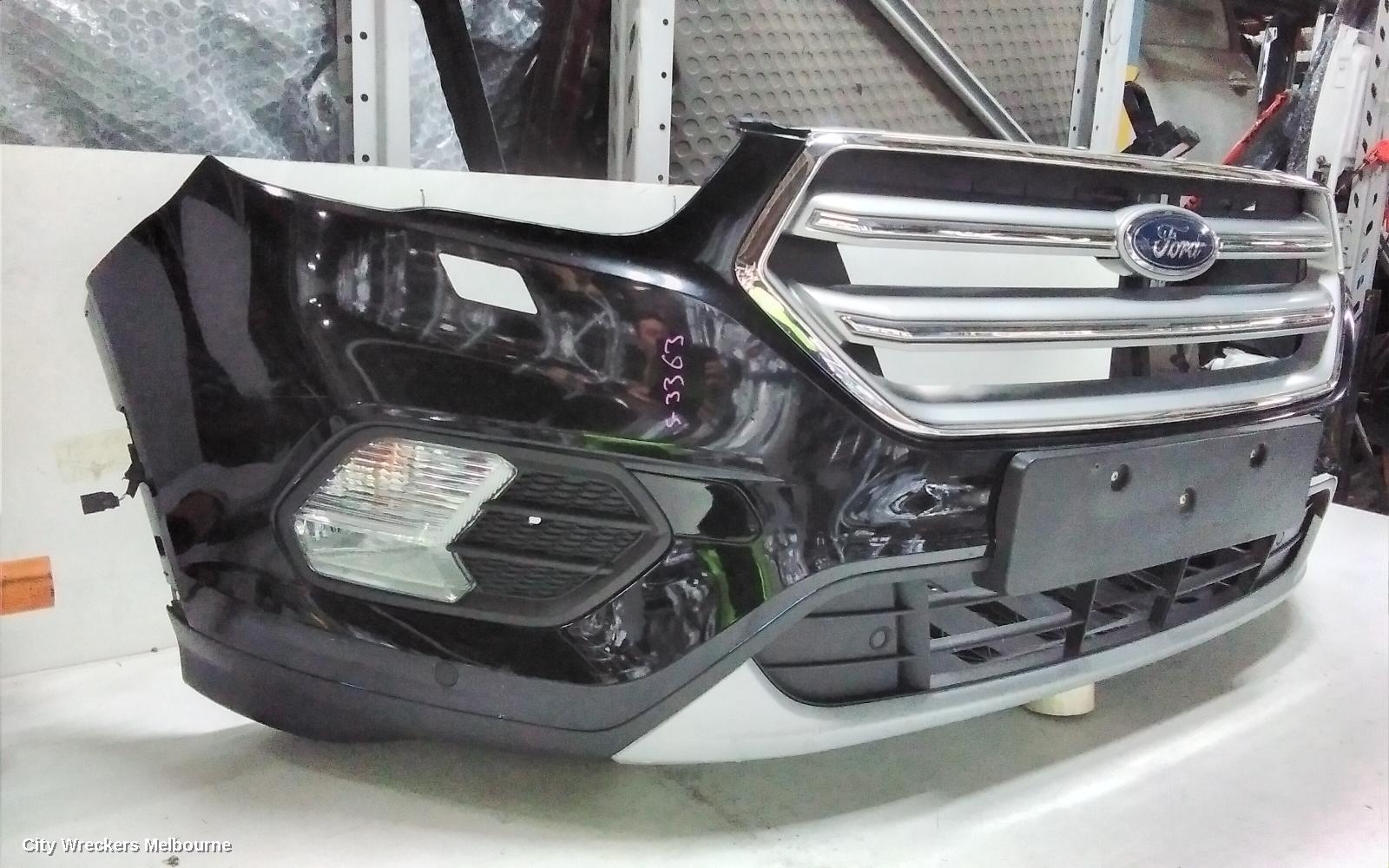 FORD ESCAPE FRONT BUMPER, ZG, TITANIUM, W/ PARK SENSORS & H/LAMP WASHERS TYPE, 09/2016 - 05/2020