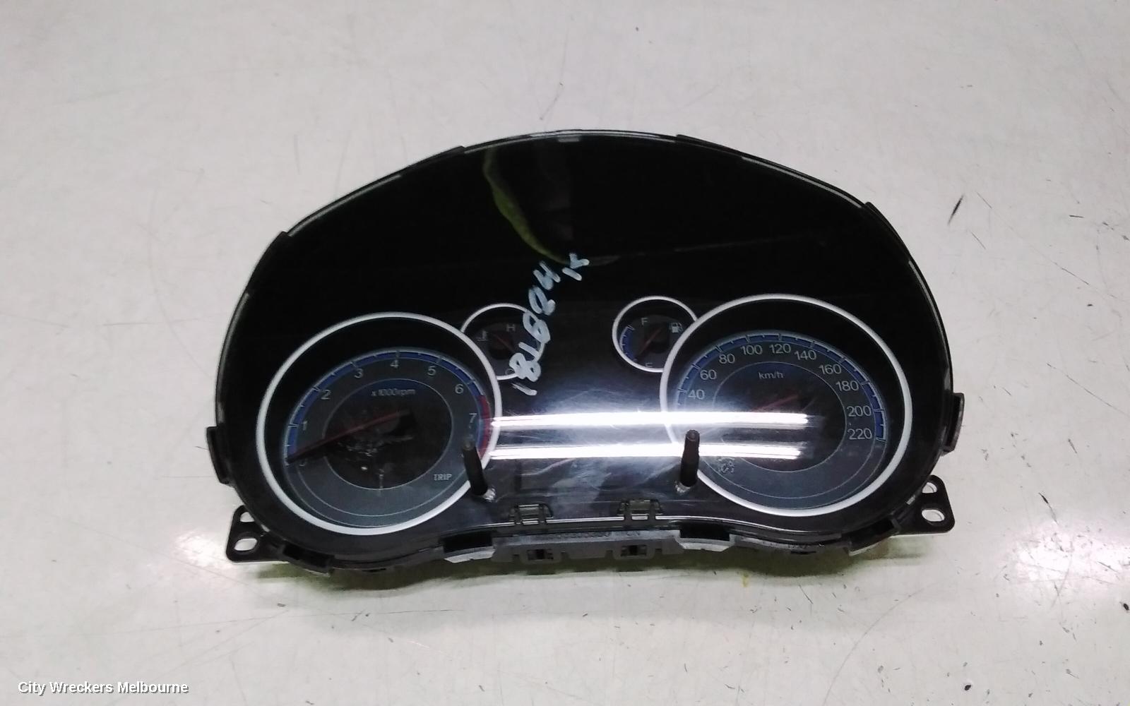 SUZUKI SX4 INSTRUMENT CLUSTER, AUTO T/M, J20B, 01/2010 - 01/2014