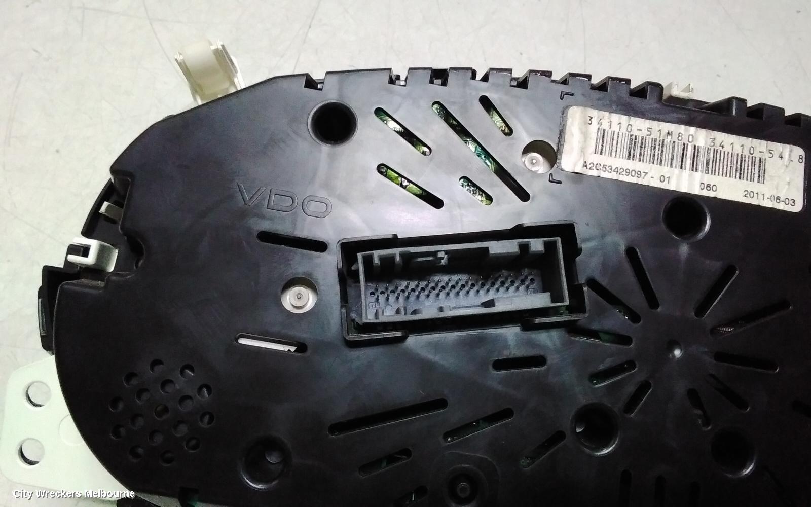 SUZUKI SX4 INSTRUMENT CLUSTER, AUTO T/M, J20B, 01/2010 - 01/2014