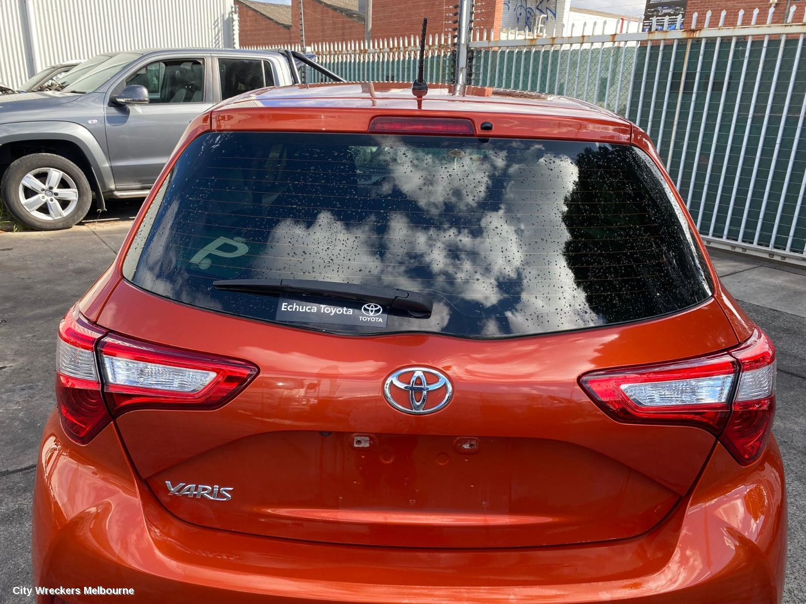 TOYOTA YARIS BOOTLID/TAILGATE, TAILGATE, NCP13#, ASCENT/SX, HATCH, NON SPOILER TYPE, 01/2017 - 12/2019