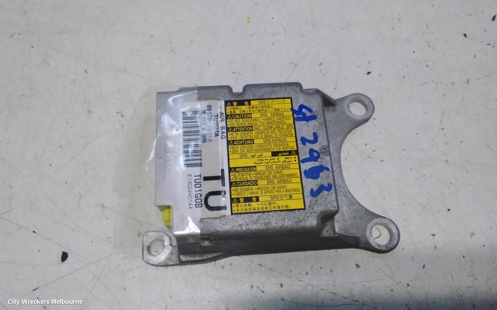 TOYOTA HIACE AIRBAG MODULE/SENSOR, MODULE, LWB/SWB TYPE, TRH/KDH, 01/2005 ONWARDS