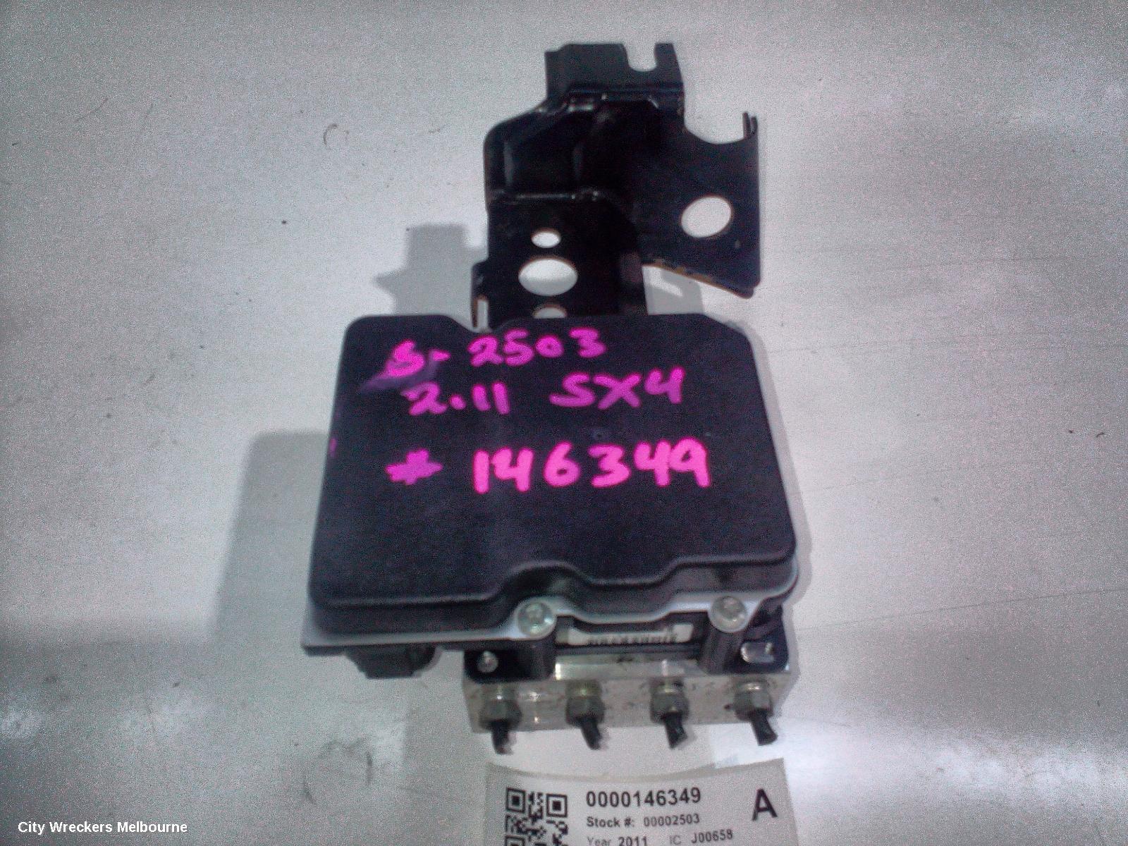 SUZUKI SX4 ABS PUMP/MODULATOR, 2WD, P/N 56100-51M40, 01/2007 - 01/2014