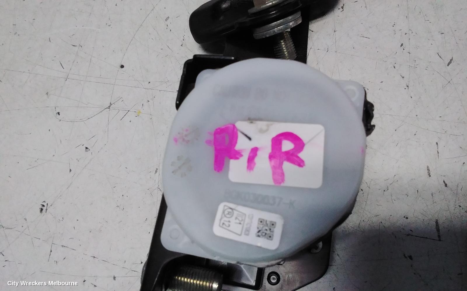 MAZDA CX8 SEATBELT/STALK, RH REAR 3RD ROW, SEAT BELT ONLY, KG, 05/2018 - 12/2023