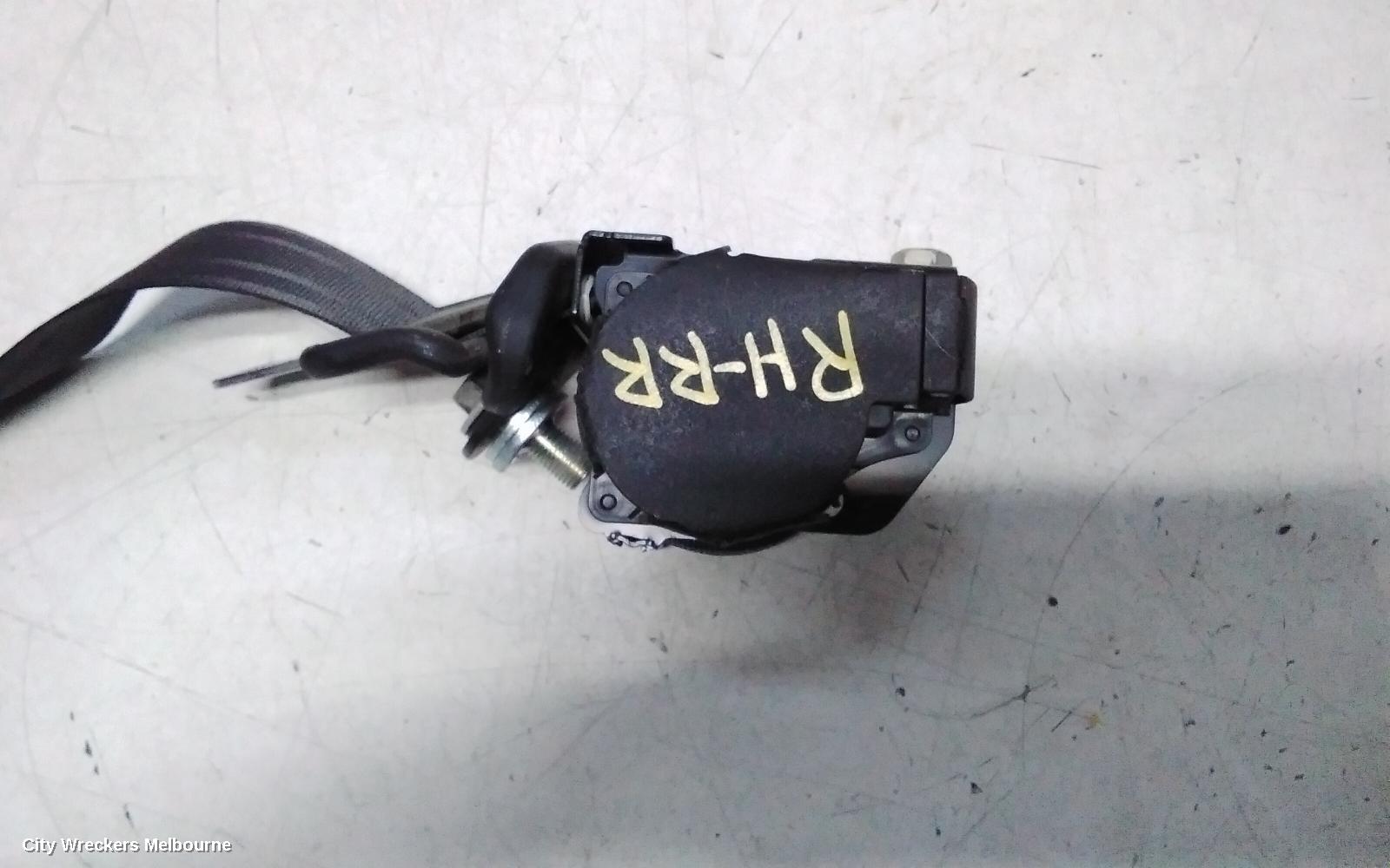MAZDA CX9 SEATBELT/STALK, RH REAR 3RD ROW, SEAT BELT ONLY, TC, 07/2016 - 12/2024