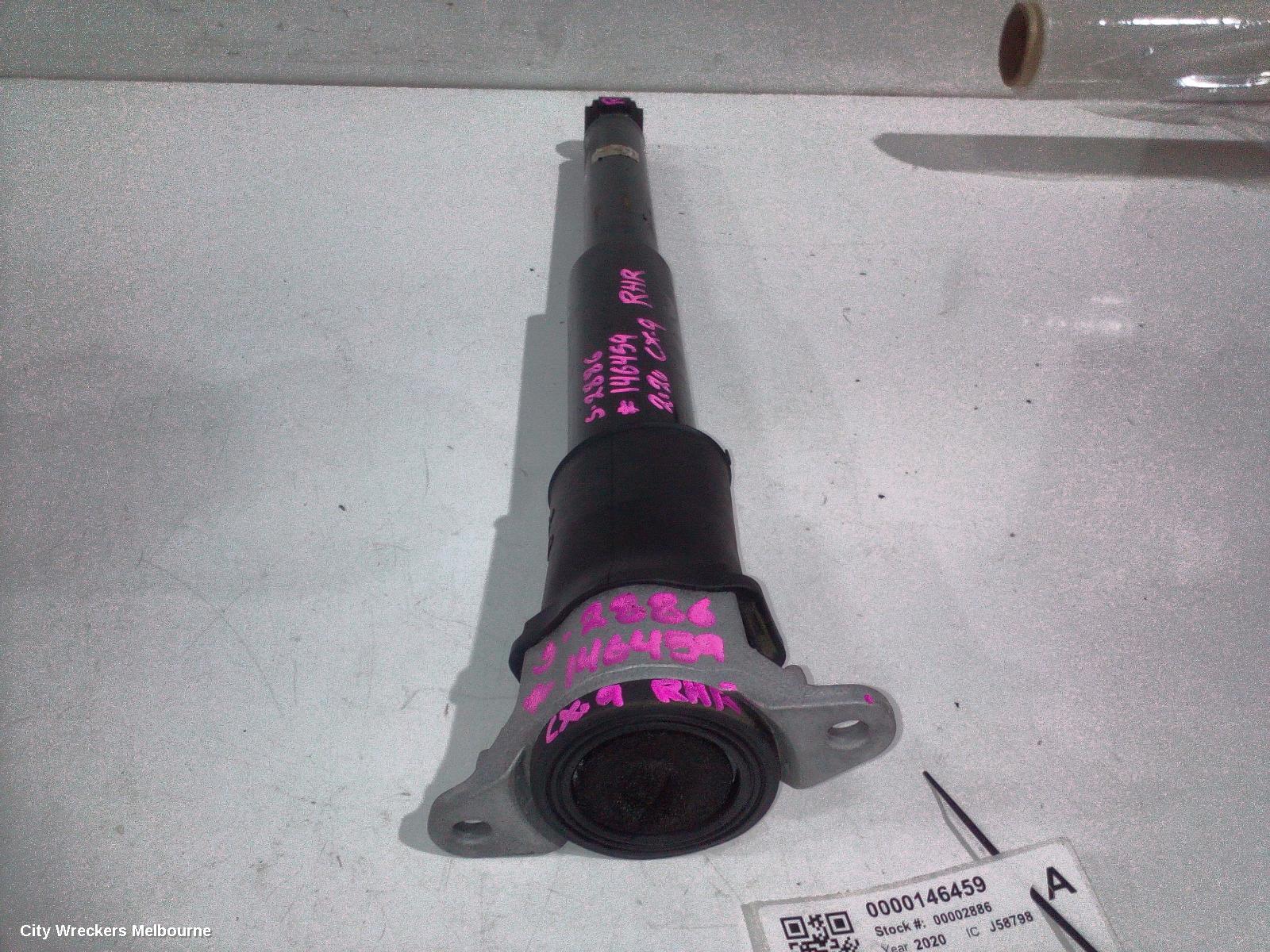 MAZDA CX9 SHOCK ABSORBER, REAR (RH SIDE), FWD TYPE, TC, 07/2016 - 12/2024