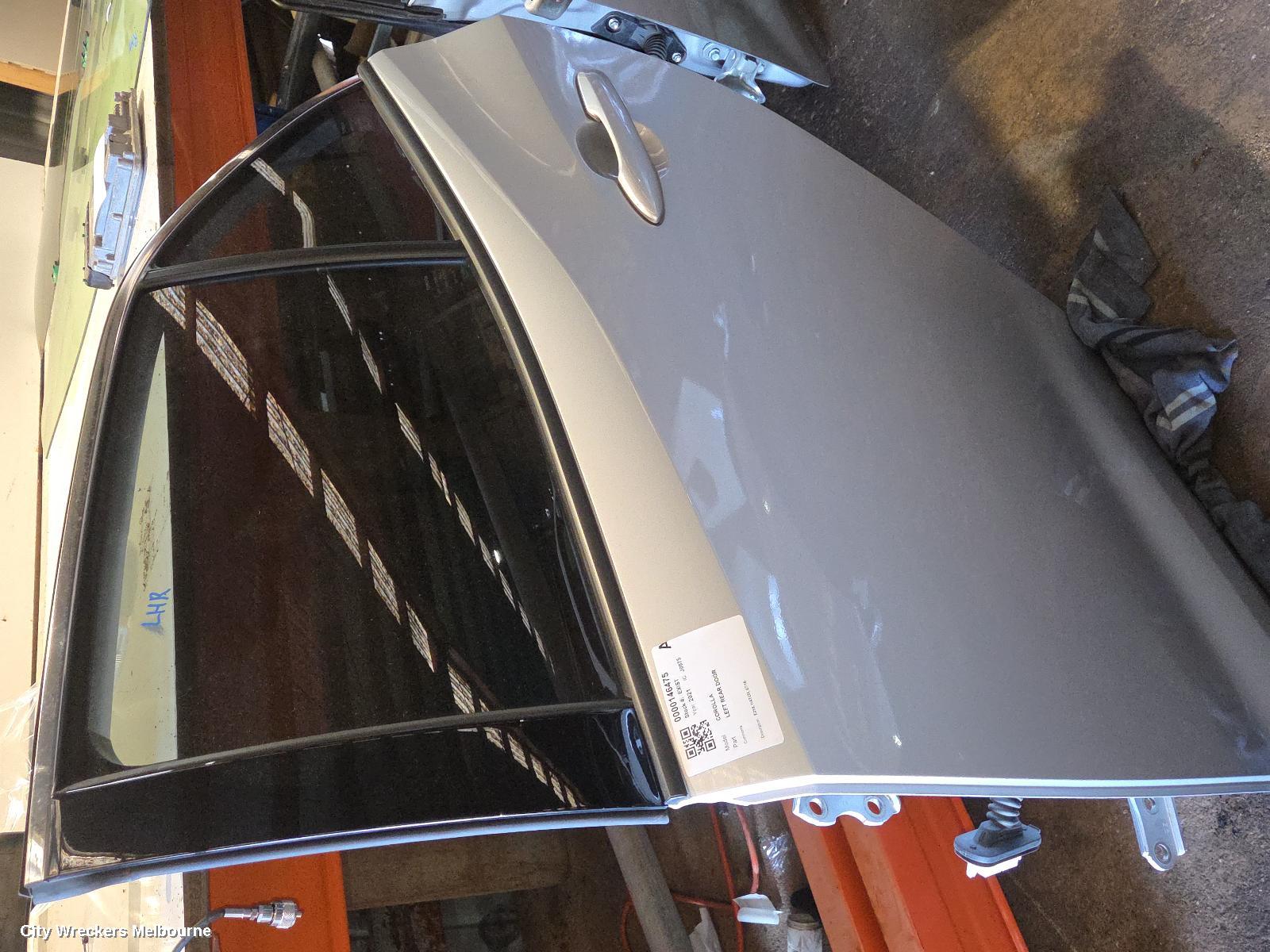 TOYOTA COROLLA LEFT REAR DOOR/SLIDING, E210, HATCH, 07/2018 ONWARDS