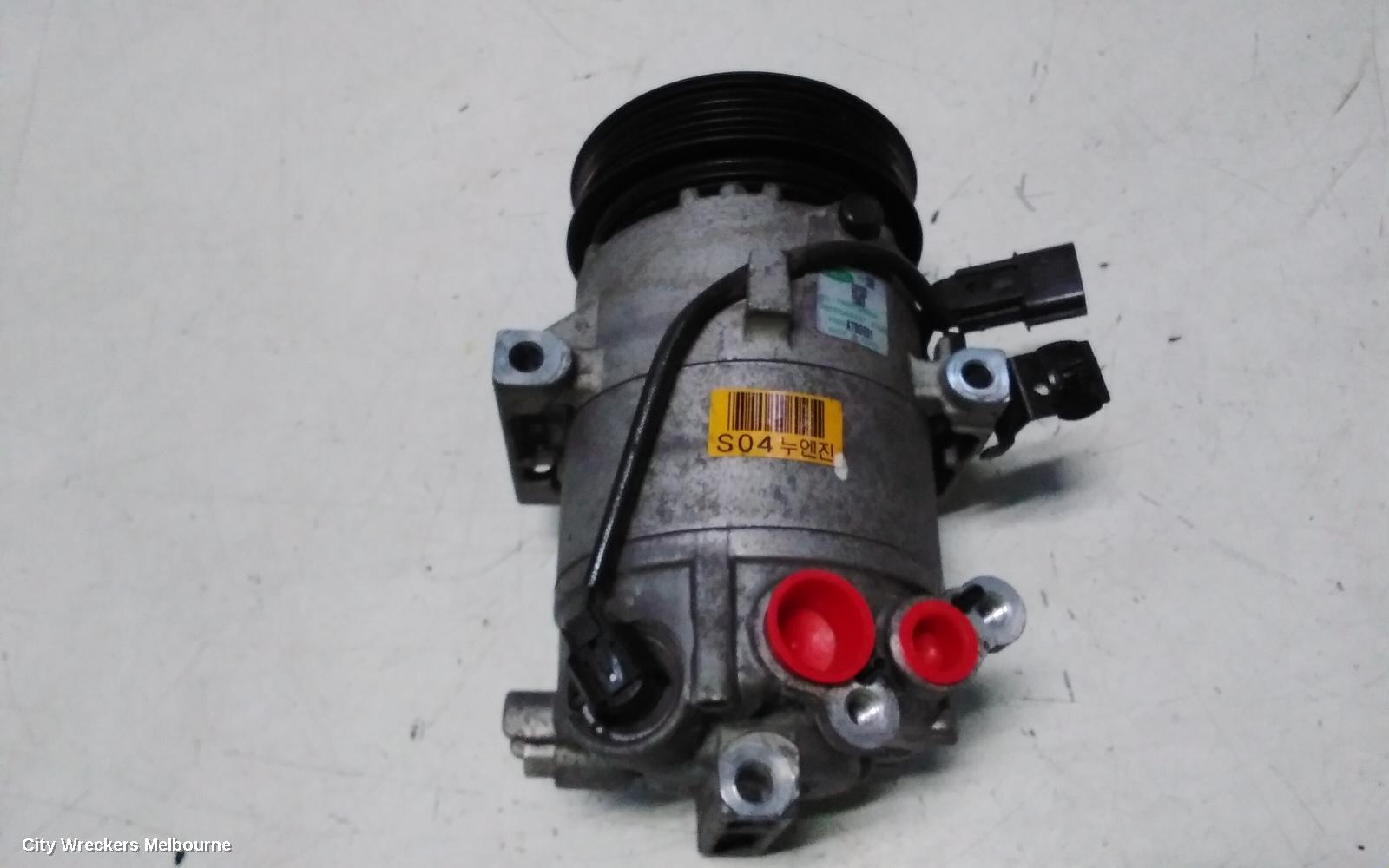 HYUNDAI ELANTRA A/C COMPRESSOR, MD, 1.8, PETROL, G4NB, S04, ORANGE STICKER, 03/2011 - 11/2015