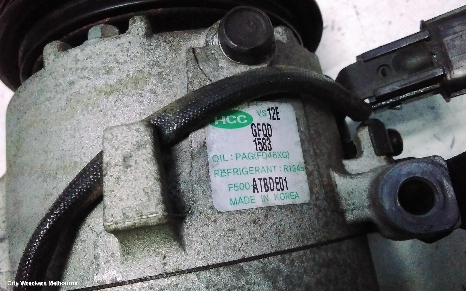 HYUNDAI ELANTRA A/C COMPRESSOR, MD, 1.8, PETROL, G4NB, S04, ORANGE STICKER, 03/2011 - 11/2015