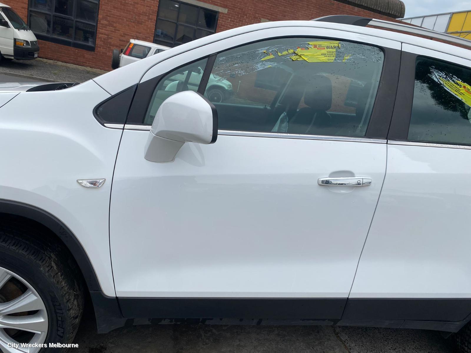 HOLDEN TRAX RIGHT FRONT DOOR, TJ SERIES, 08/2013 - 12/2020