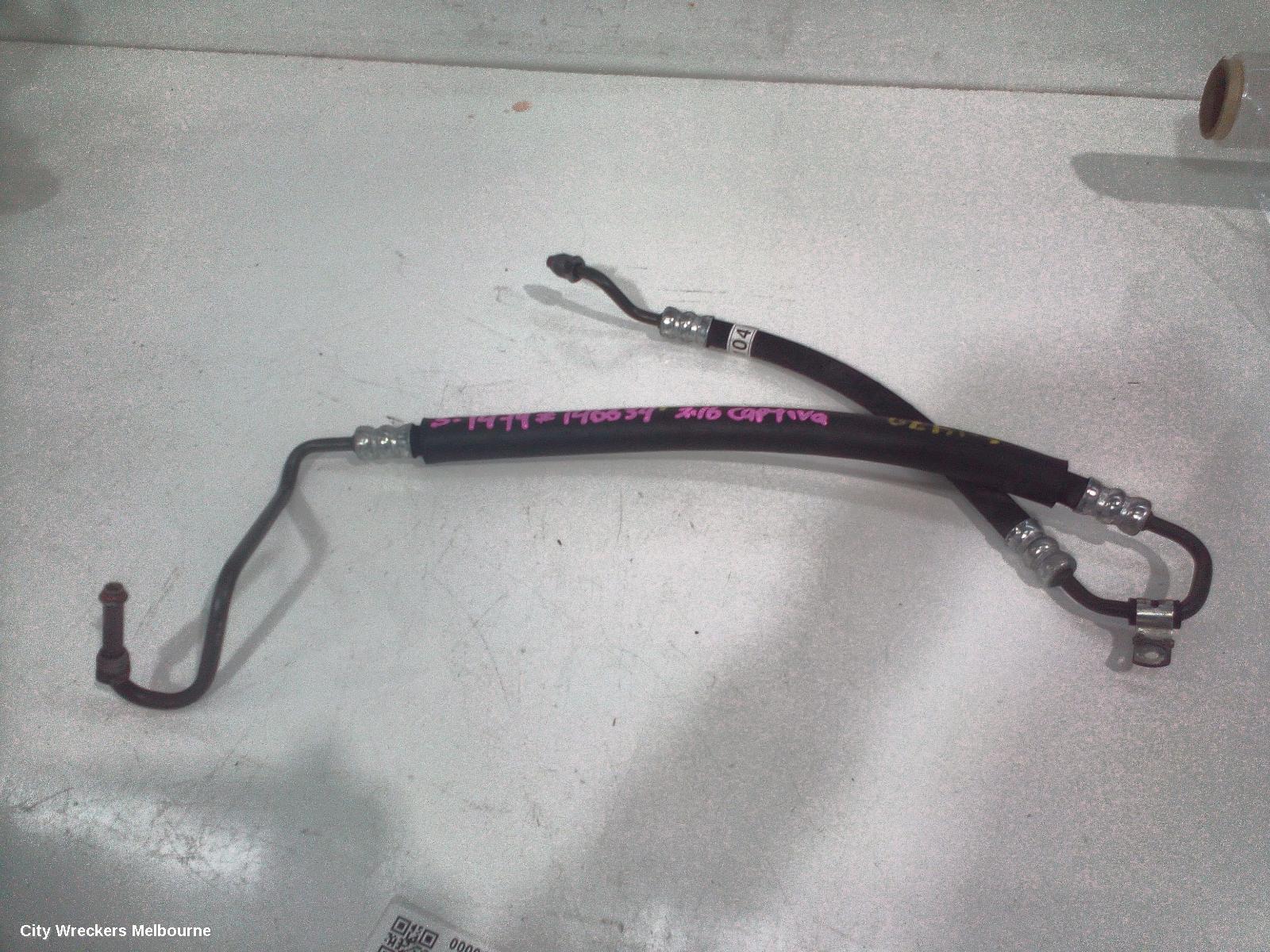 HOLDEN CAPTIVA POWER STEER HOSE, CG SERIES 2, PETROL, 3.0, HIGH PRESSURE LINE, 03/2011 - 06/2018
