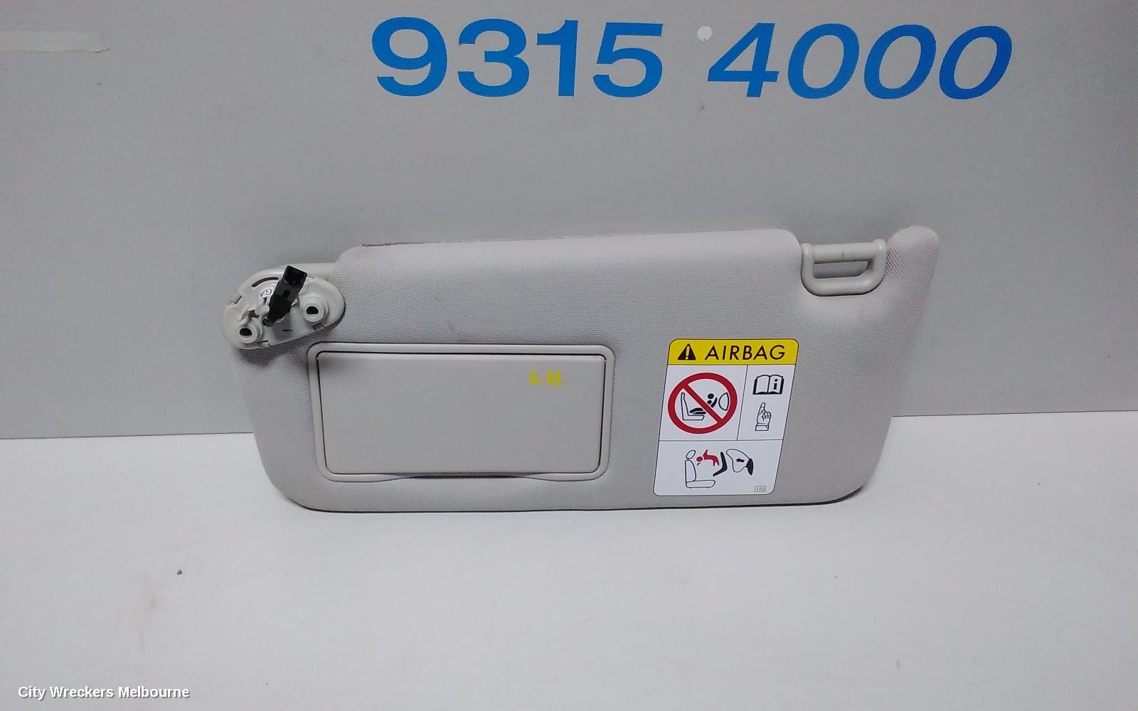 SUBARU OUTBACK SUNVISOR, 6TH GEN, LH SIDE, 08/2014 ONWARDS