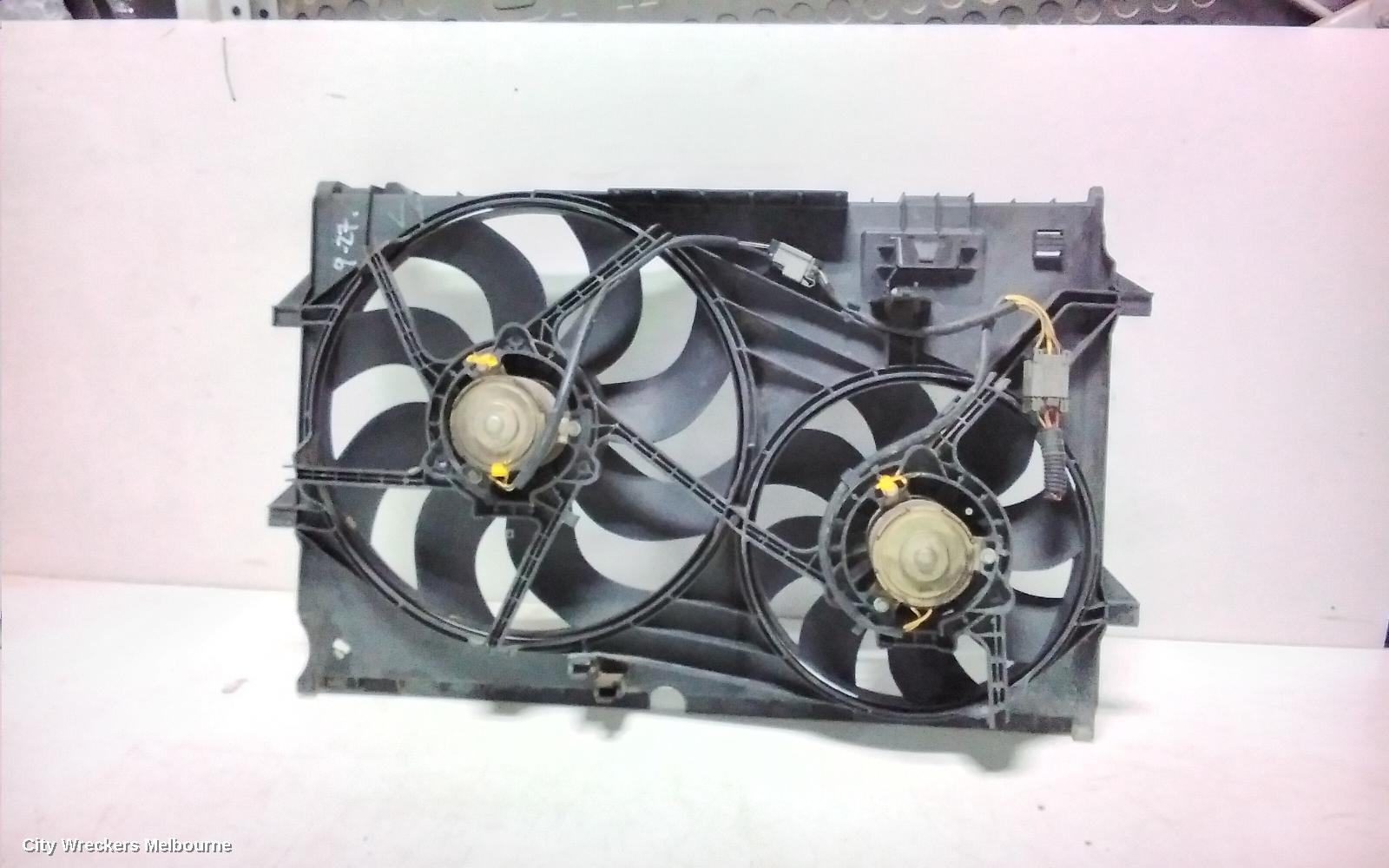 HOLDEN COMMODORE FAN, DUAL FAN ASSY, 3.8, VY1-VY2, 10/2002 - 10/2004
