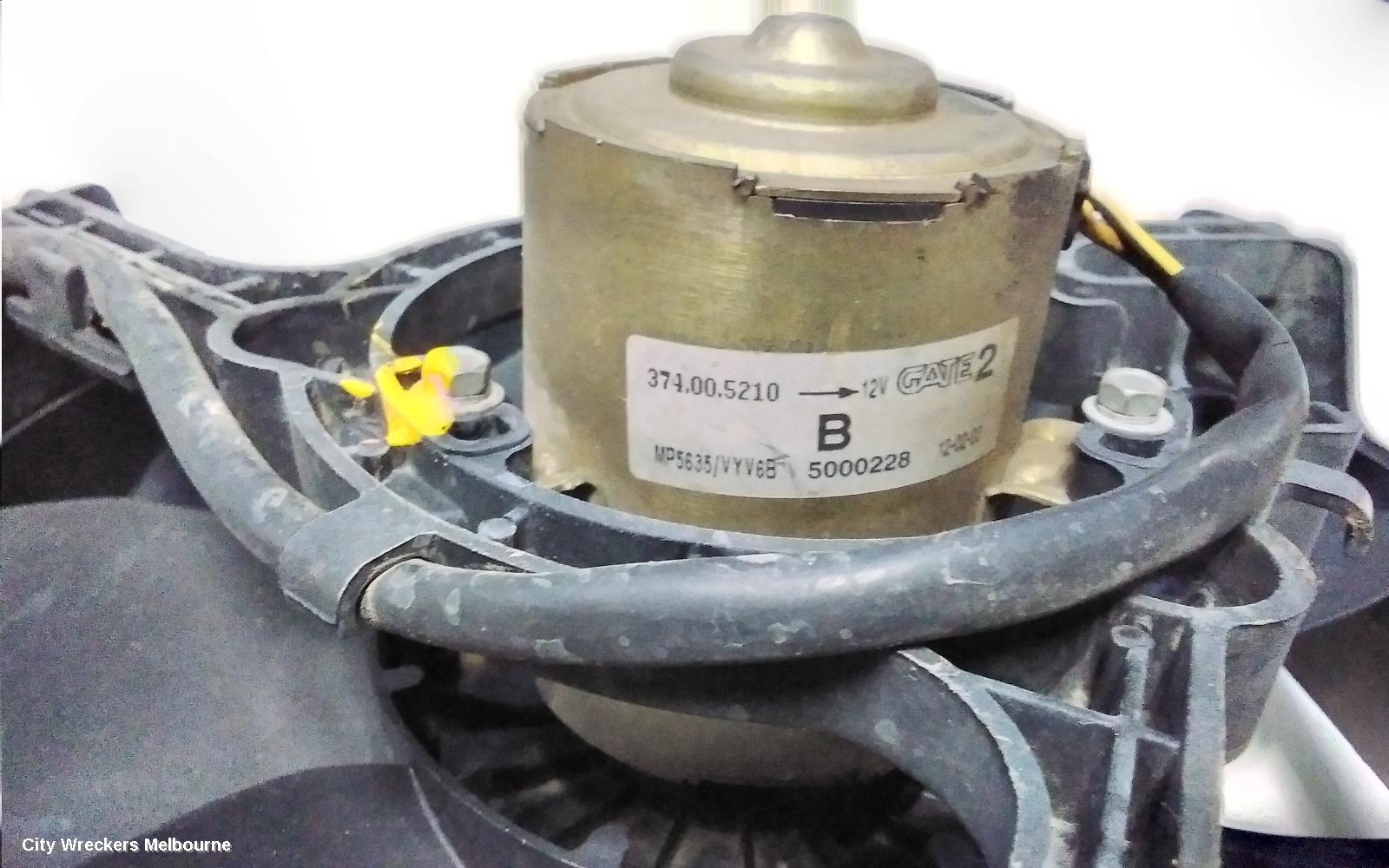 HOLDEN COMMODORE FAN, DUAL FAN ASSY, 3.8, VY1-VY2, 10/2002 - 10/2004
