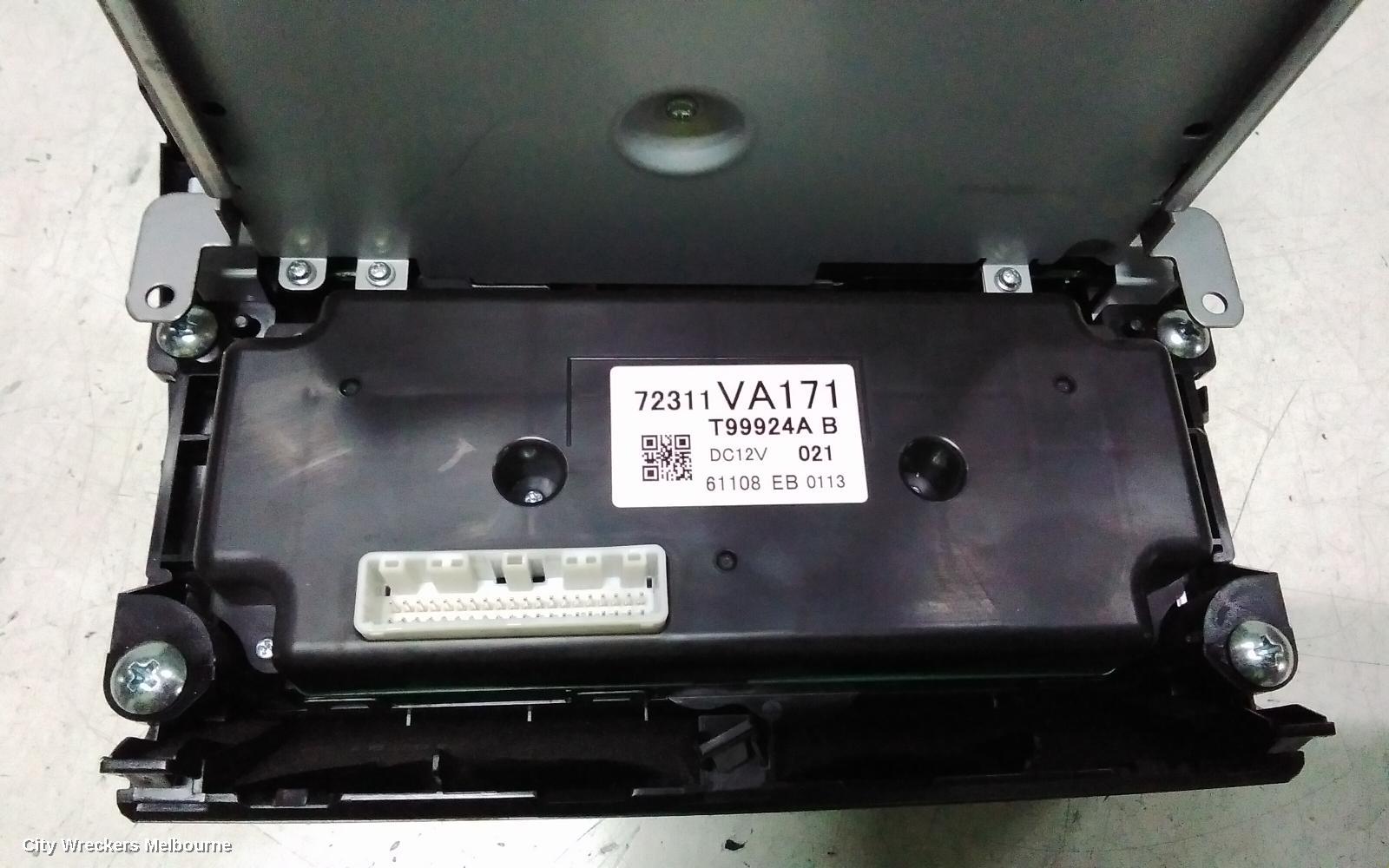 SUBARU LEVORG RADIO/CD/DVD/SAT/TV, DISPLAY SCREEN, NON SAT NAV TYPE, V1, 05/2016 - 12/2020