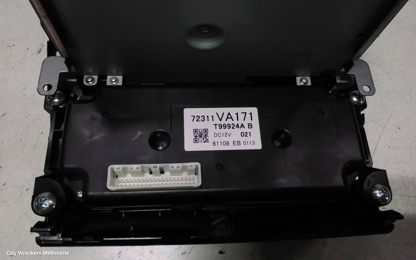 SUBARU LEVORG RADIO/CD/DVD/SAT/TV, DISPLAY SCREEN, NON SAT NAV TYPE, V1, 05/2016 - 12/2020