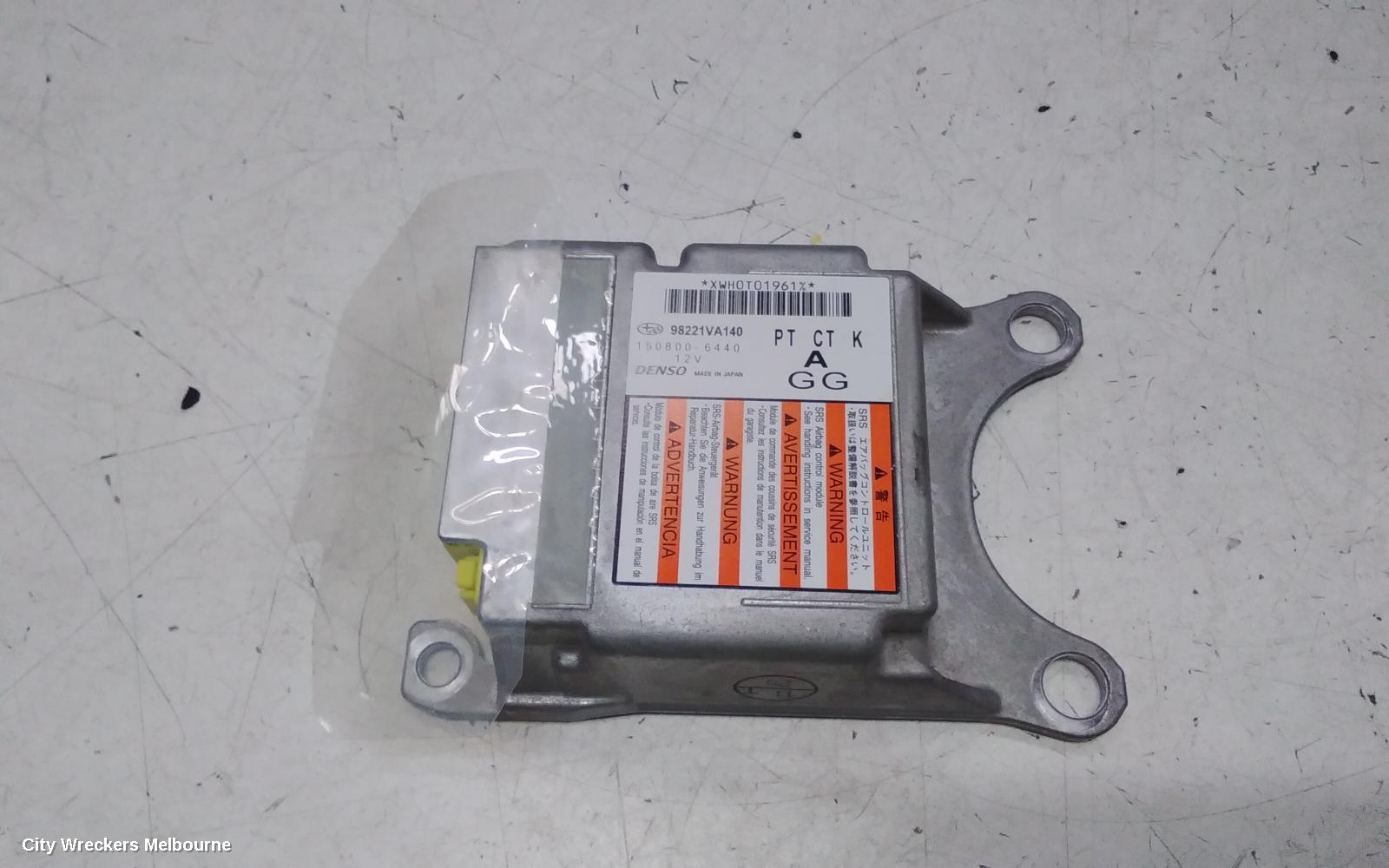 SUBARU LEVORG AIRBAG MODULE/SENSOR, MODULE, V1, 06/2017 - 12/2020