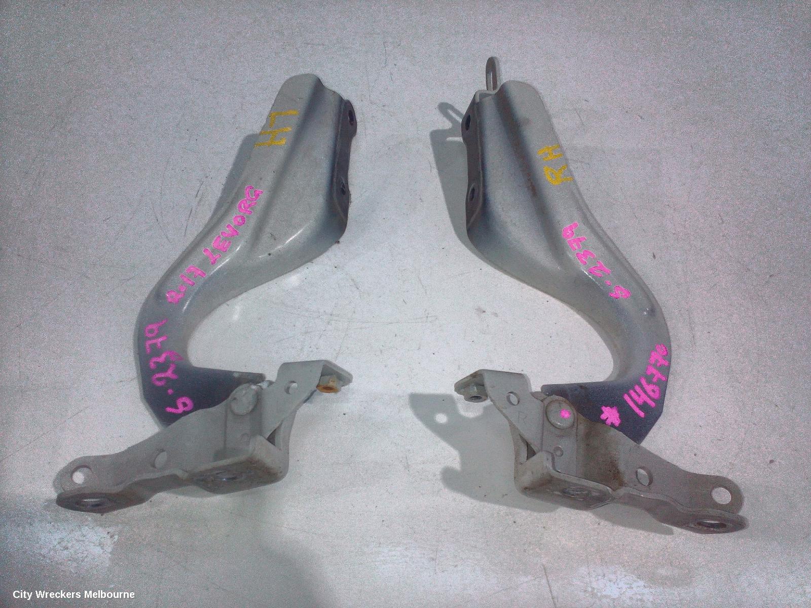 SUBARU LEVORG BONNET HINGE/STRUT, V1, STRUTS (PAIR), 05/2016 - 12/2020