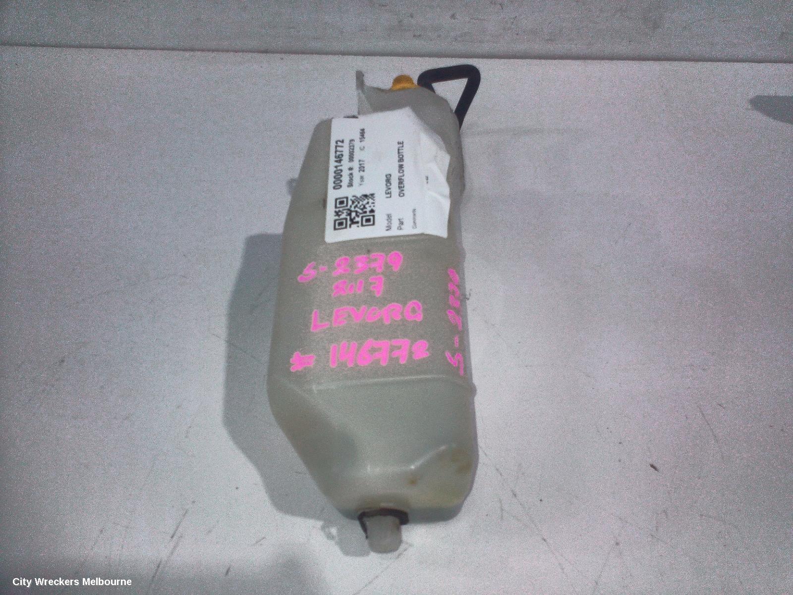 SUBARU LEVORG OVERFLOW BOTTLE, V1, 05/2016 - 12/2020